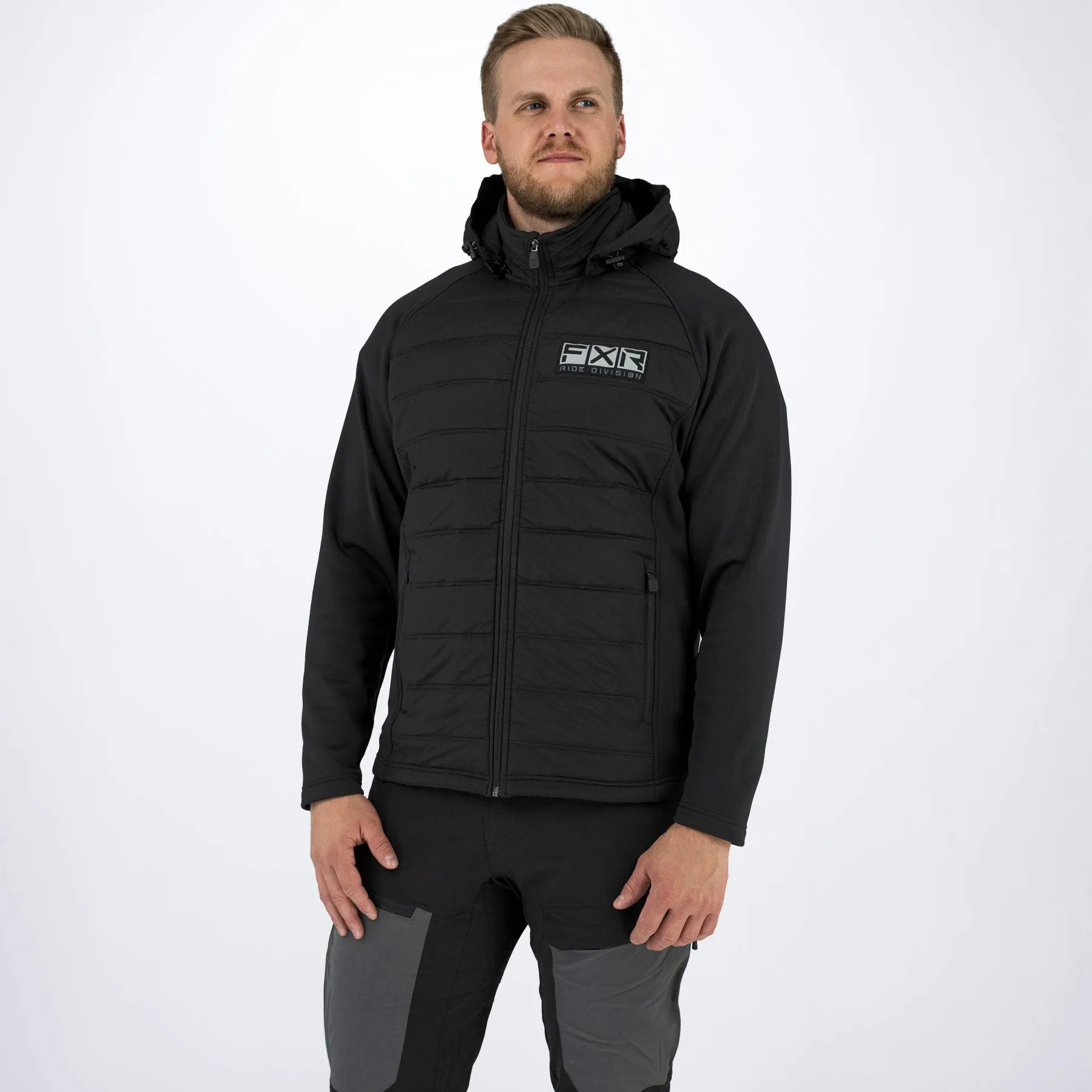 Men's Podium Hybrid Quilted Hoodie