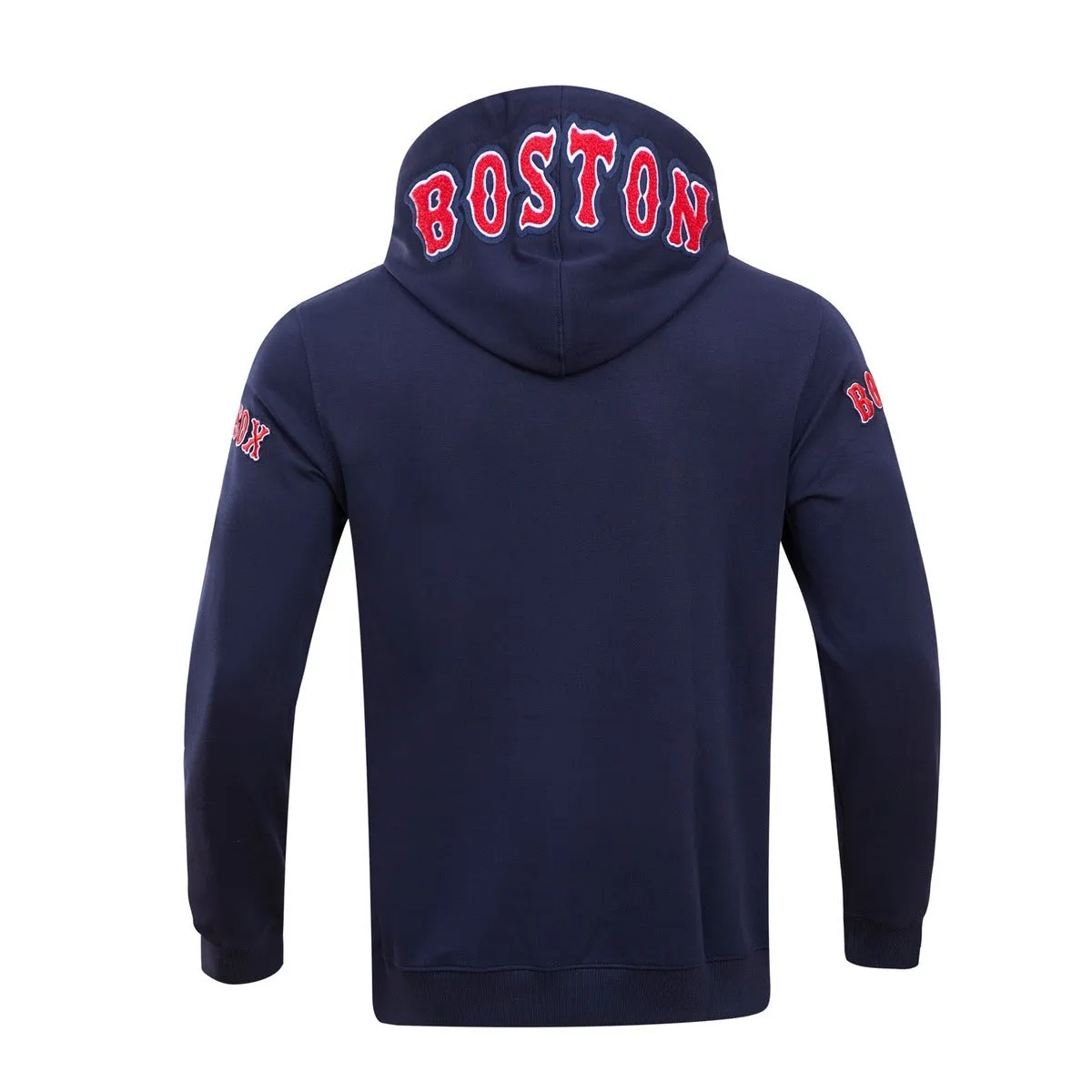 MLB BOSTON RED SOX CLASSIC CHENILLE MEN'S PO HOODIE (MIDNIGHT NAVY)