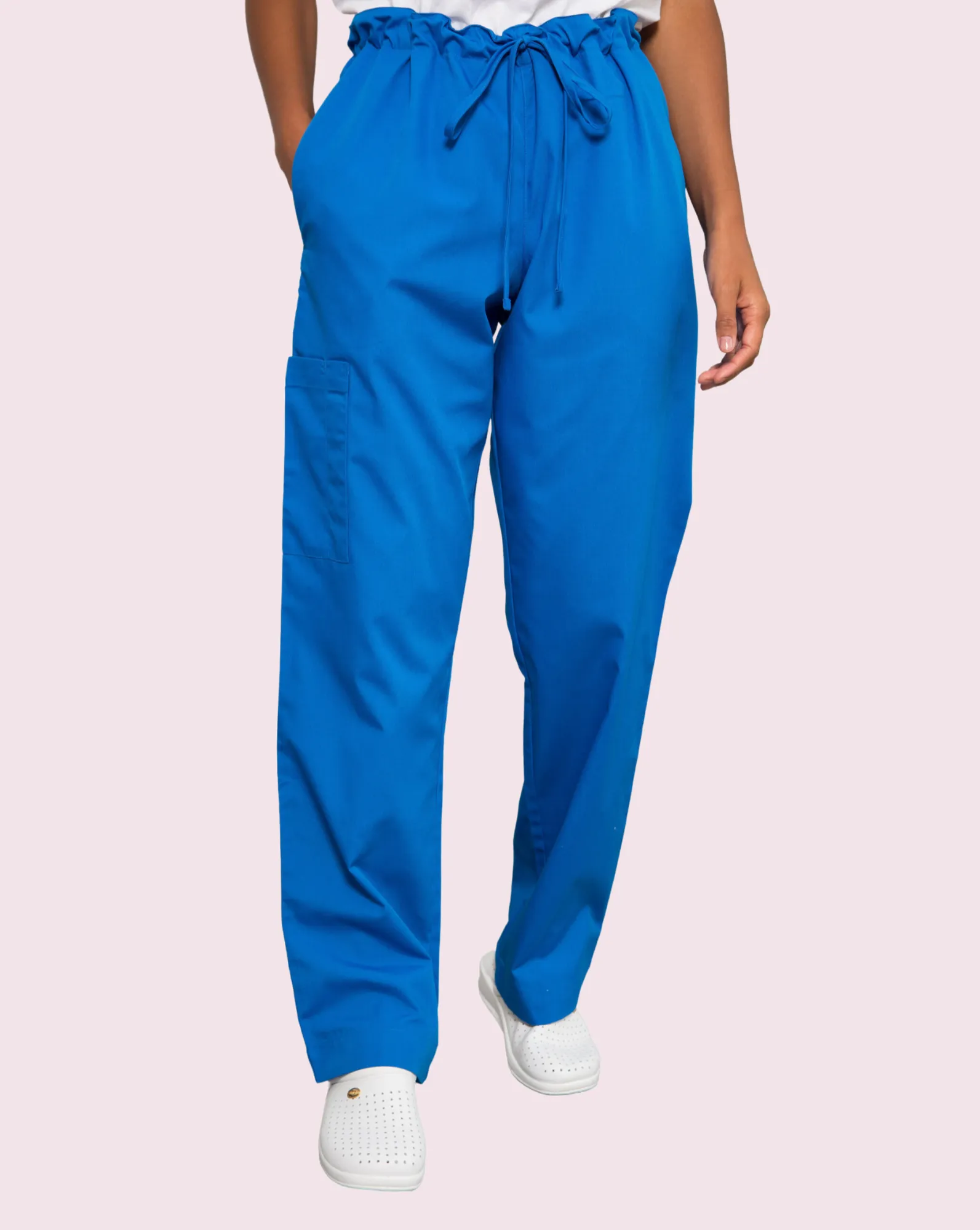 Newbury Unisex Drawstring Scrub Trousers - Royal Blue