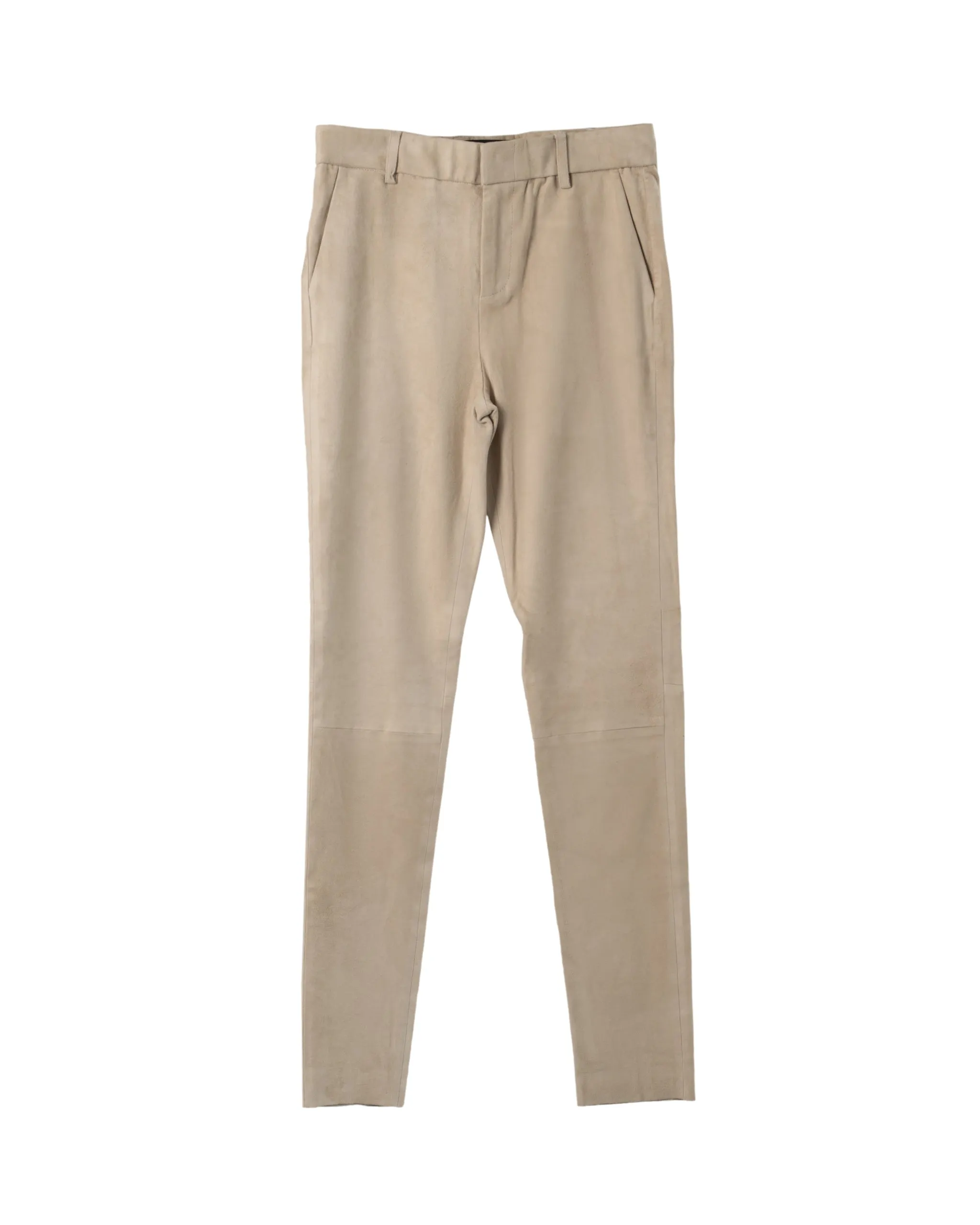 NOVE | STRETCH LEATHER CHINO PANTS