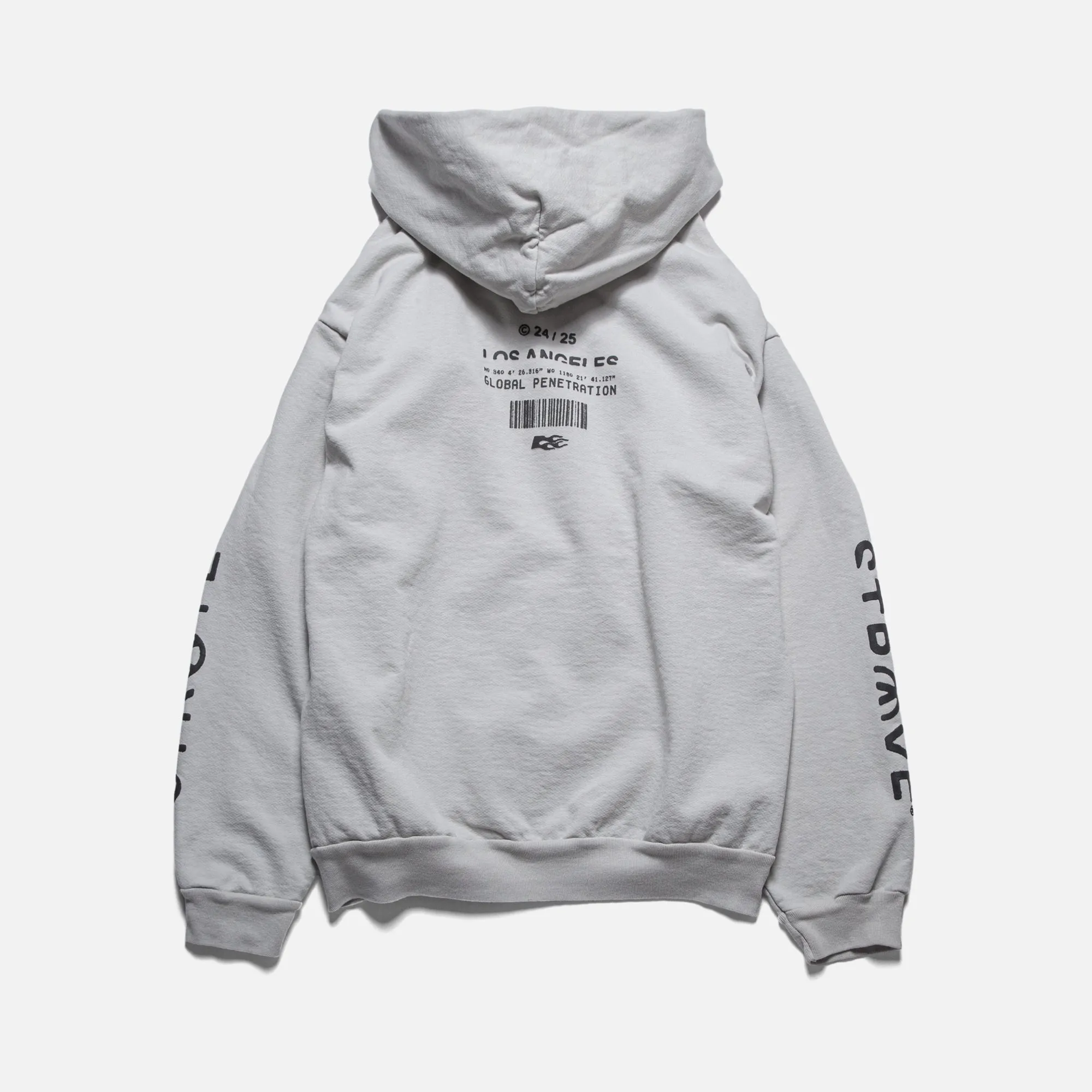 NU-METAL HOODIE - WASHED GREY