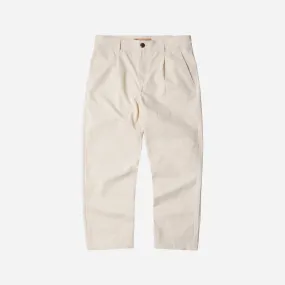 OG HAWORTH ONE TUCK PANTS - CREAM