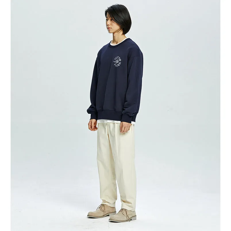 OG HAWORTH ONE TUCK PANTS - CREAM