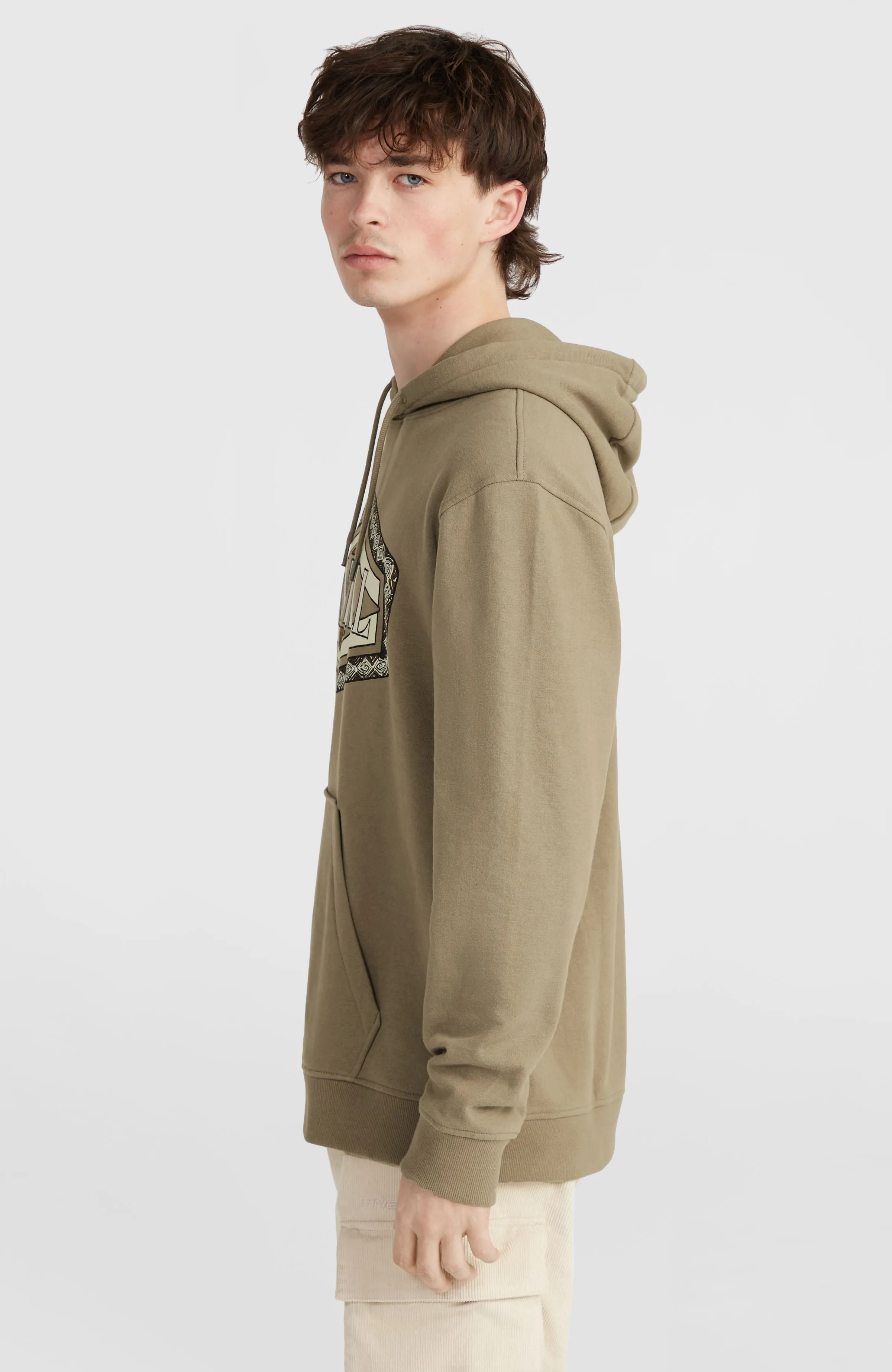 O'Neill Front Print Hoodie | Concrete