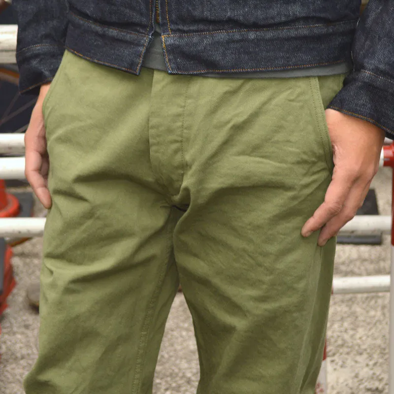 ONI DENIM "737-SVC-LOL" "737-SVC-KHB" 9.5oz Selvedge Chino Trousers