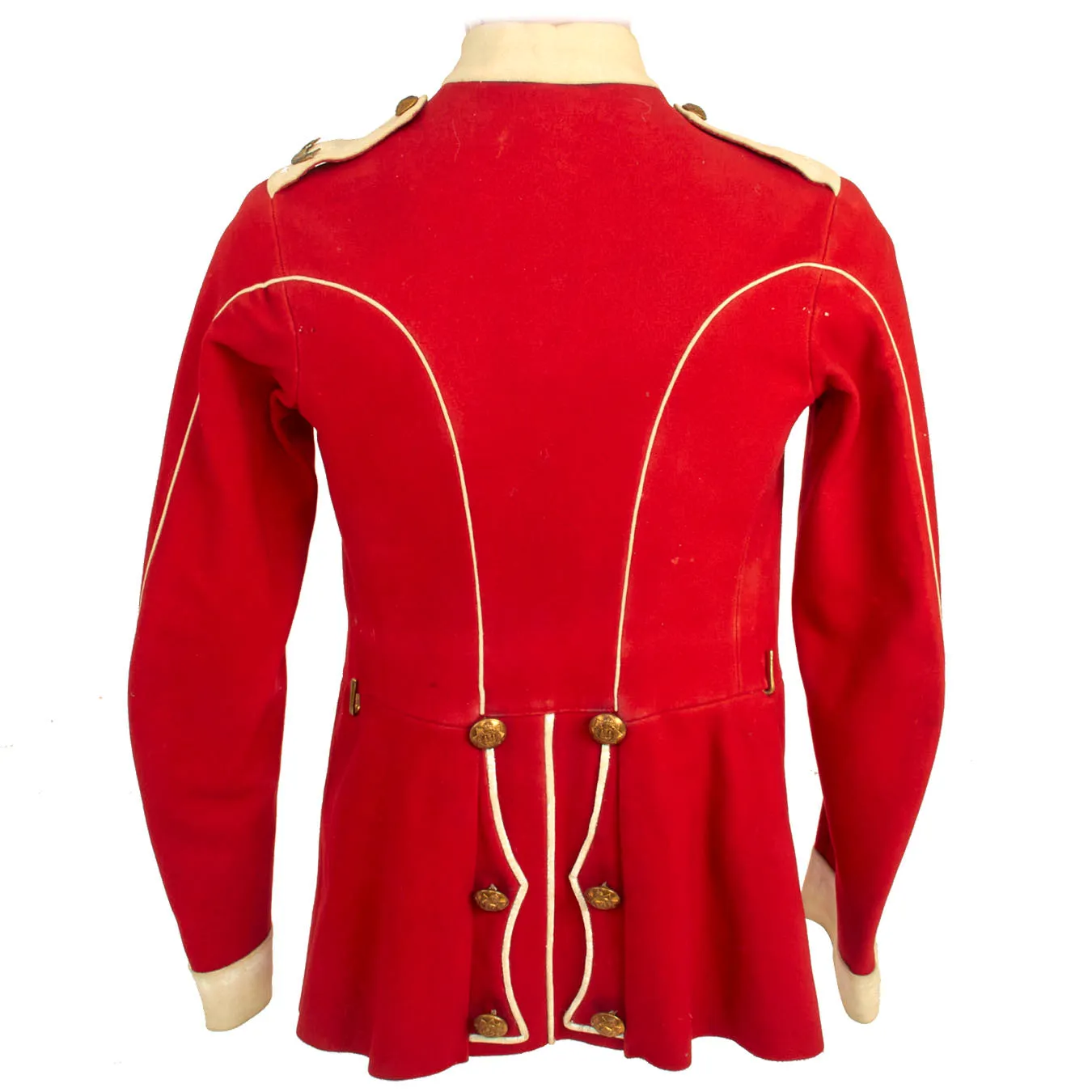 Original British Victorian Named 1881 Pattern East Surrey Regiment Scarlet Tunic - Johnnie Wade