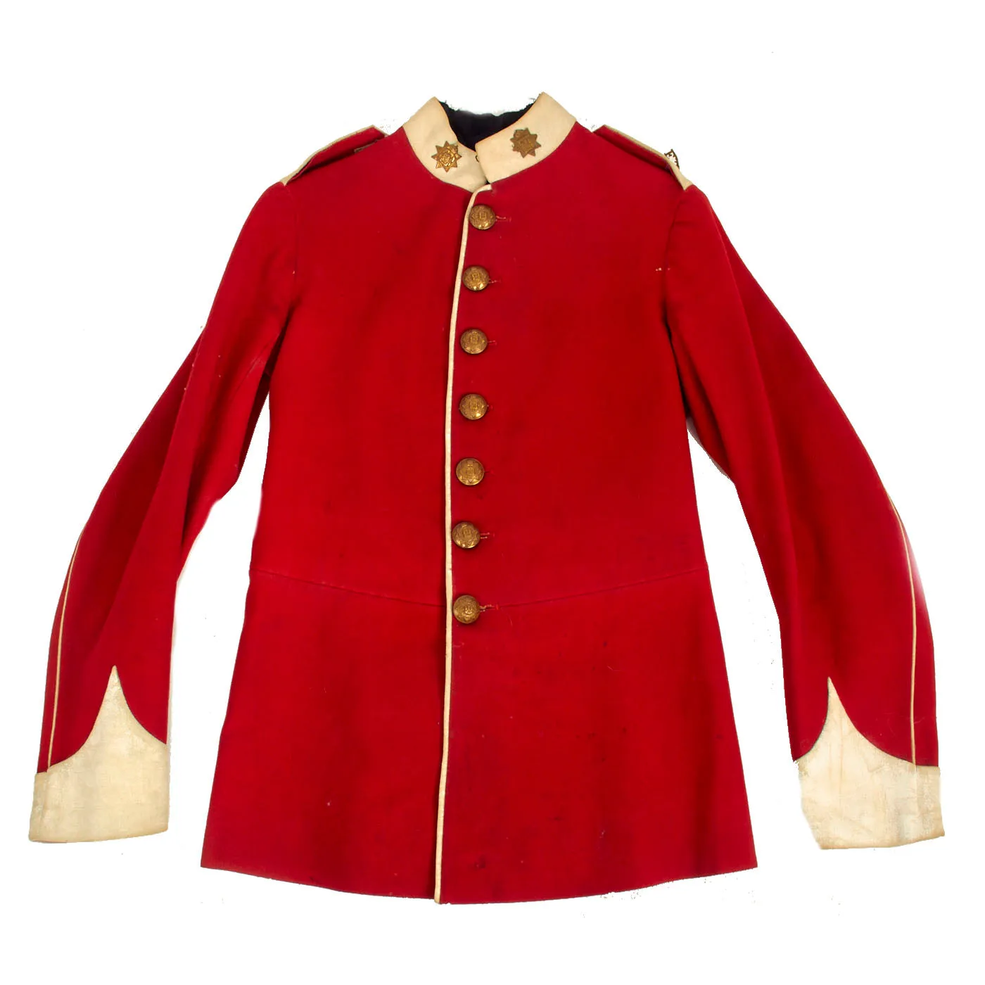 Original British Victorian Named 1881 Pattern East Surrey Regiment Scarlet Tunic - Johnnie Wade