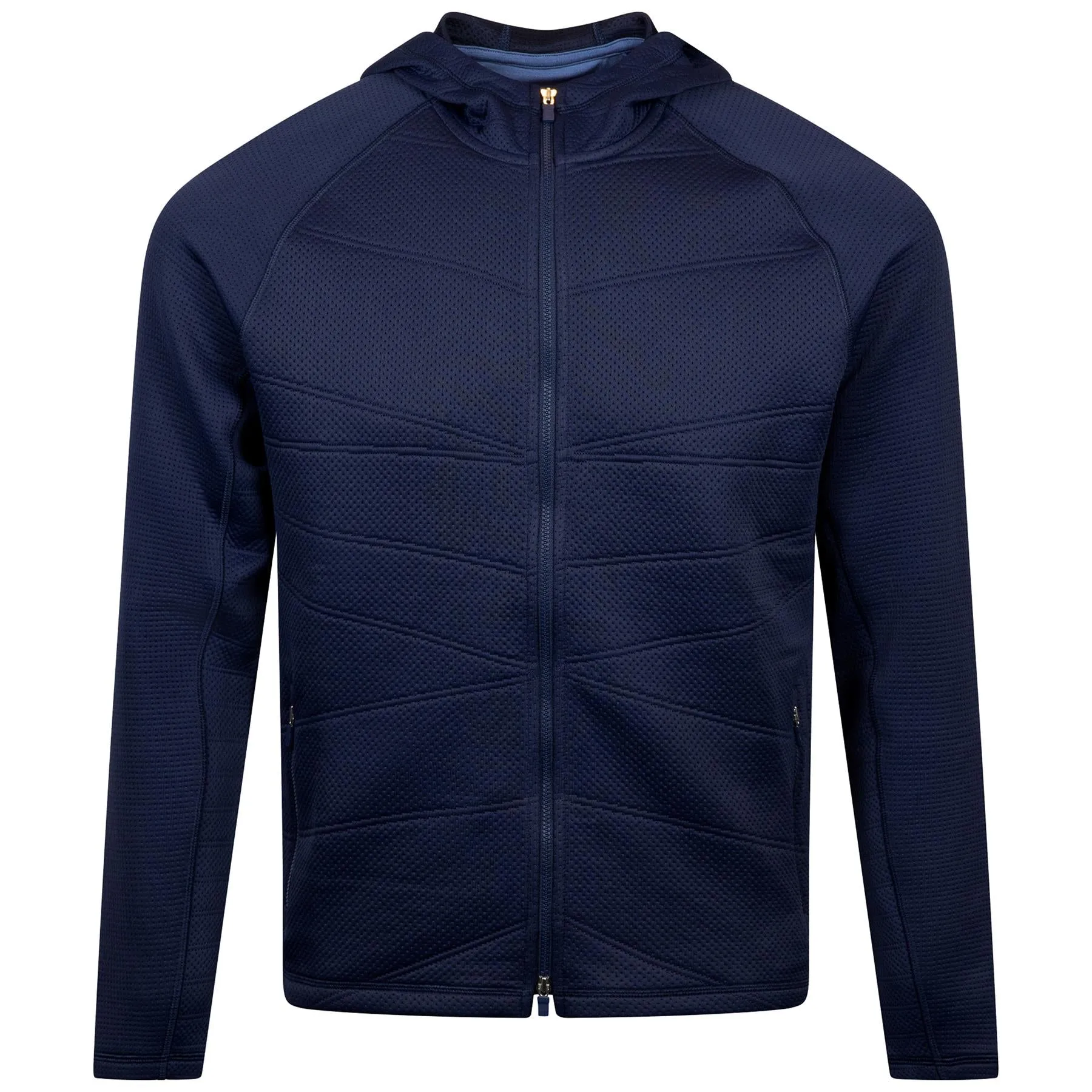 Orion Performance Quilted Hoodie Navy - AW24