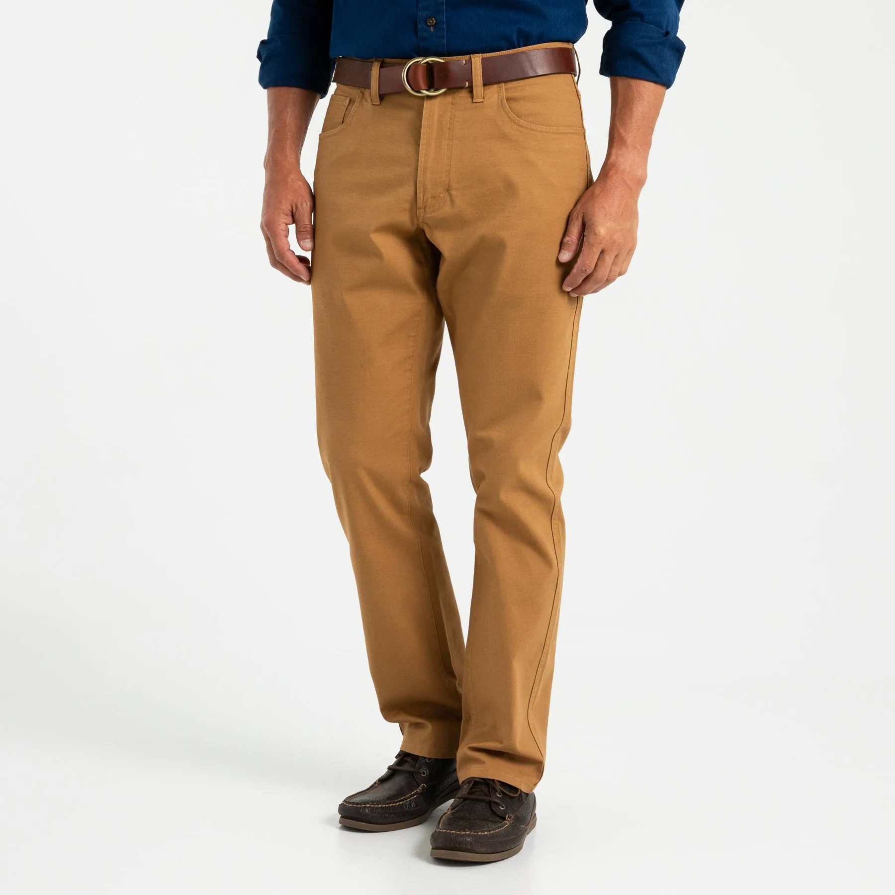 Pinpoint Canvas Five-Pocket - Bistre Brown