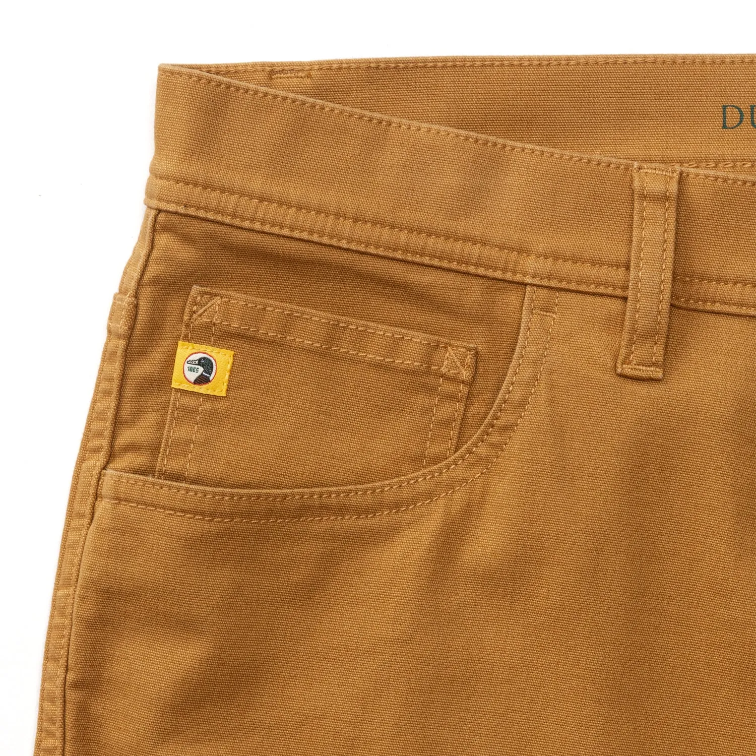 Pinpoint Canvas Five-Pocket - Bistre Brown