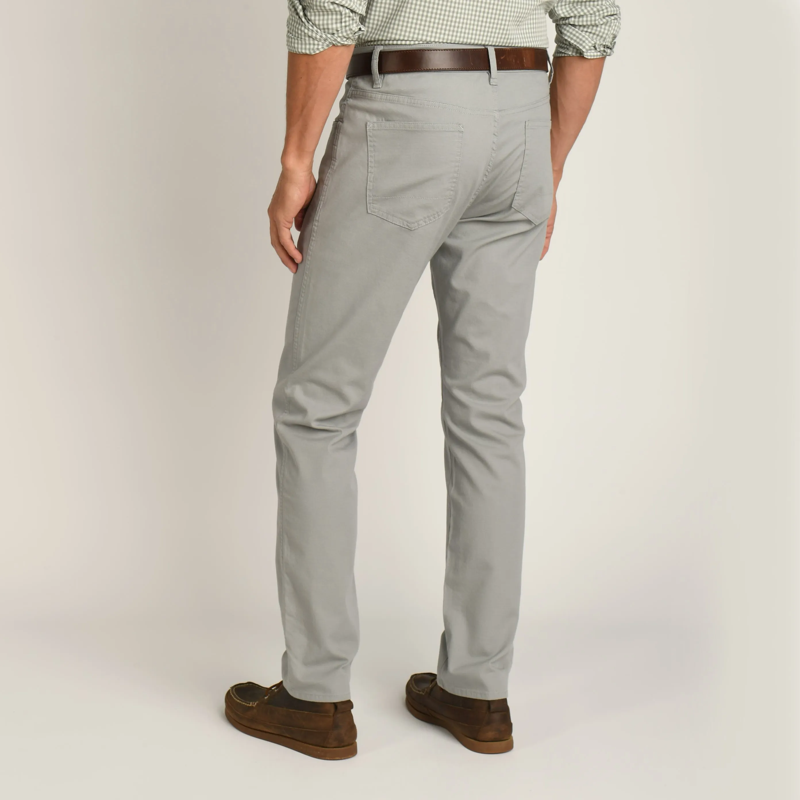 Pinpoint Canvas Five-Pocket - Limestone Gray