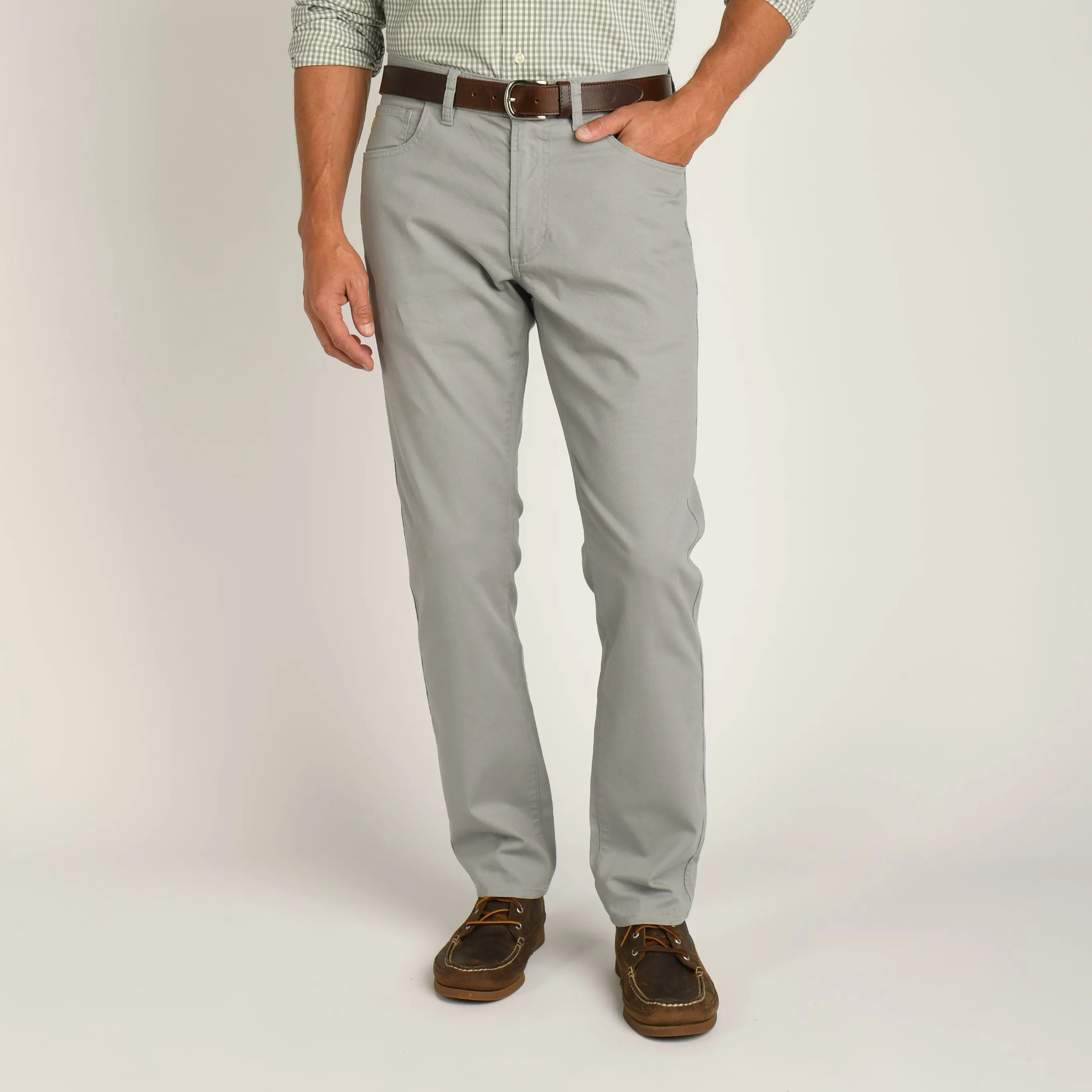 Pinpoint Canvas Five-Pocket - Limestone Gray