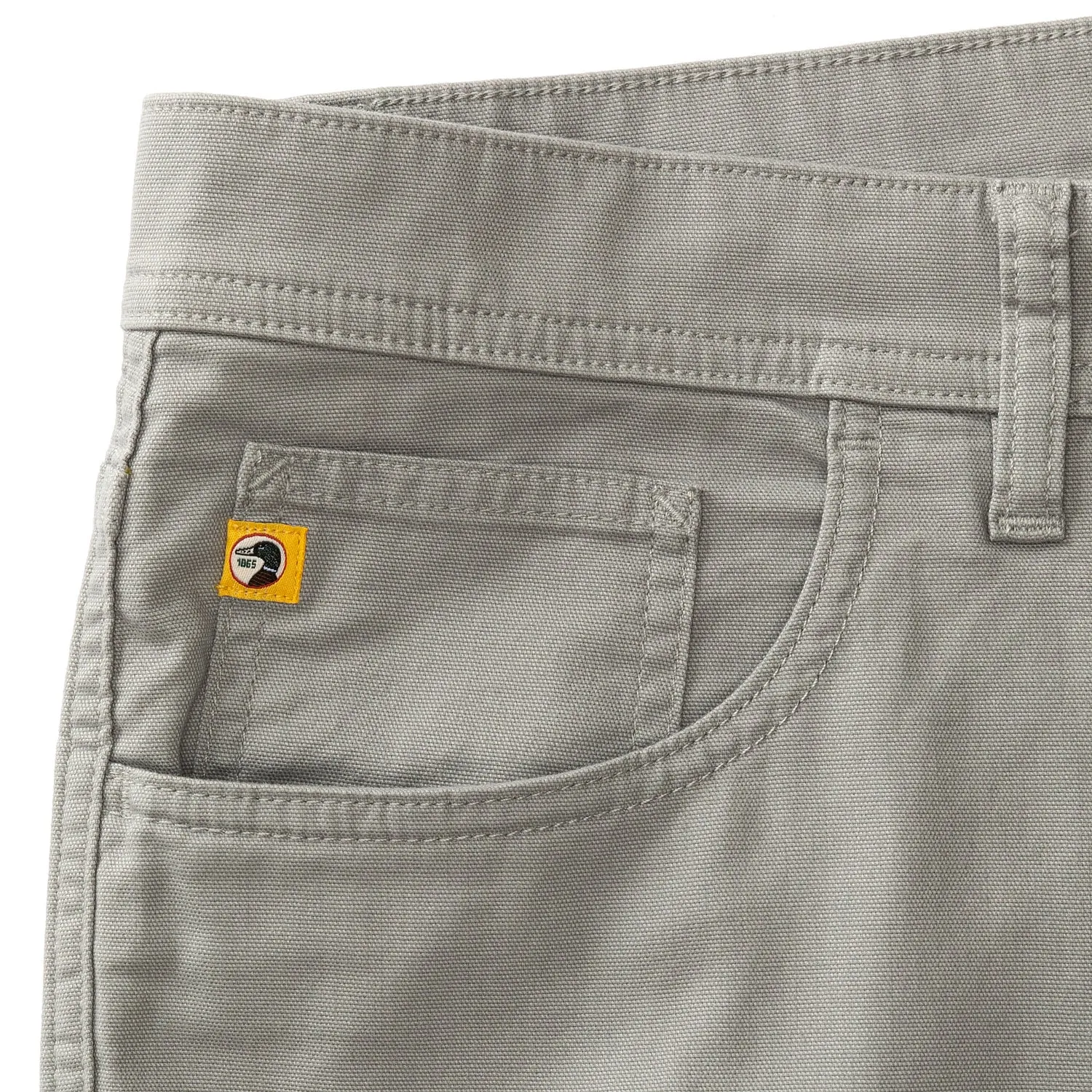 Pinpoint Canvas Five-Pocket - Limestone Gray