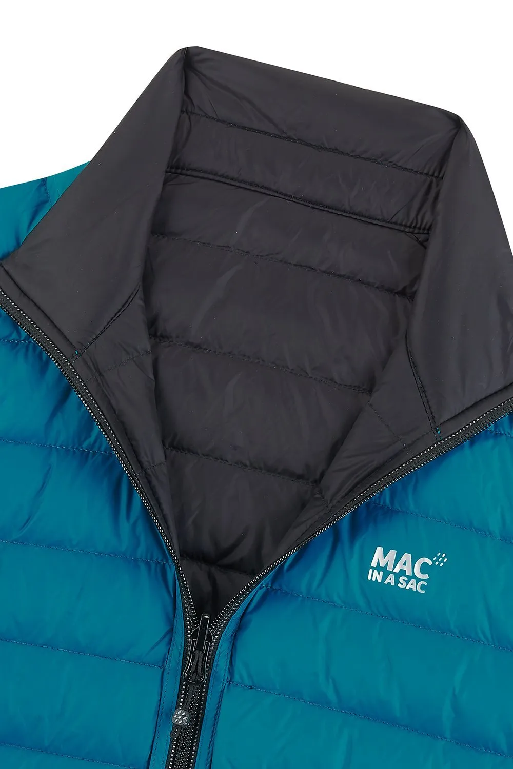 Polar II Womens Down Jacket - Jet Black Teal