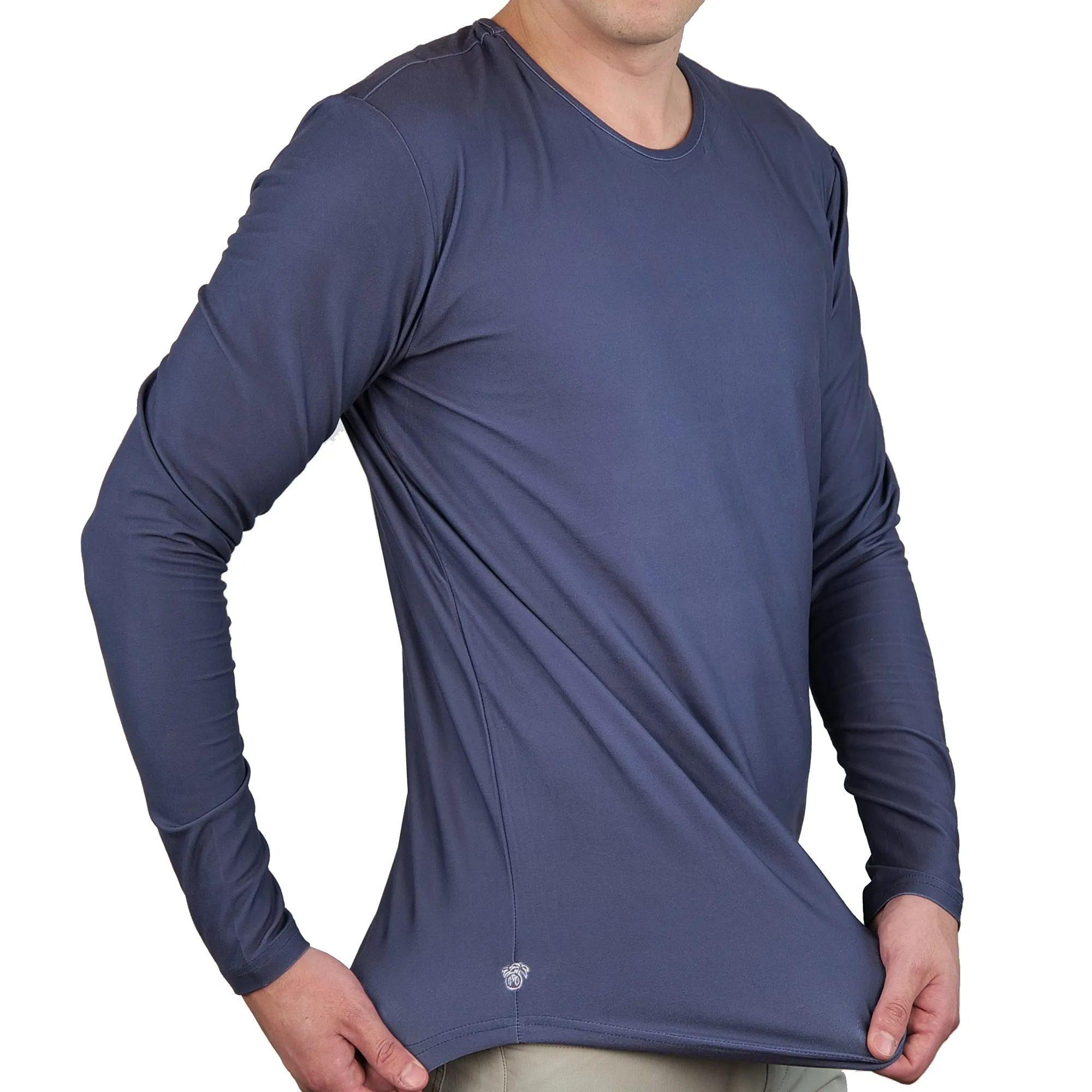 Premium Crew Curve Hem Long Sleeve - Final Sale