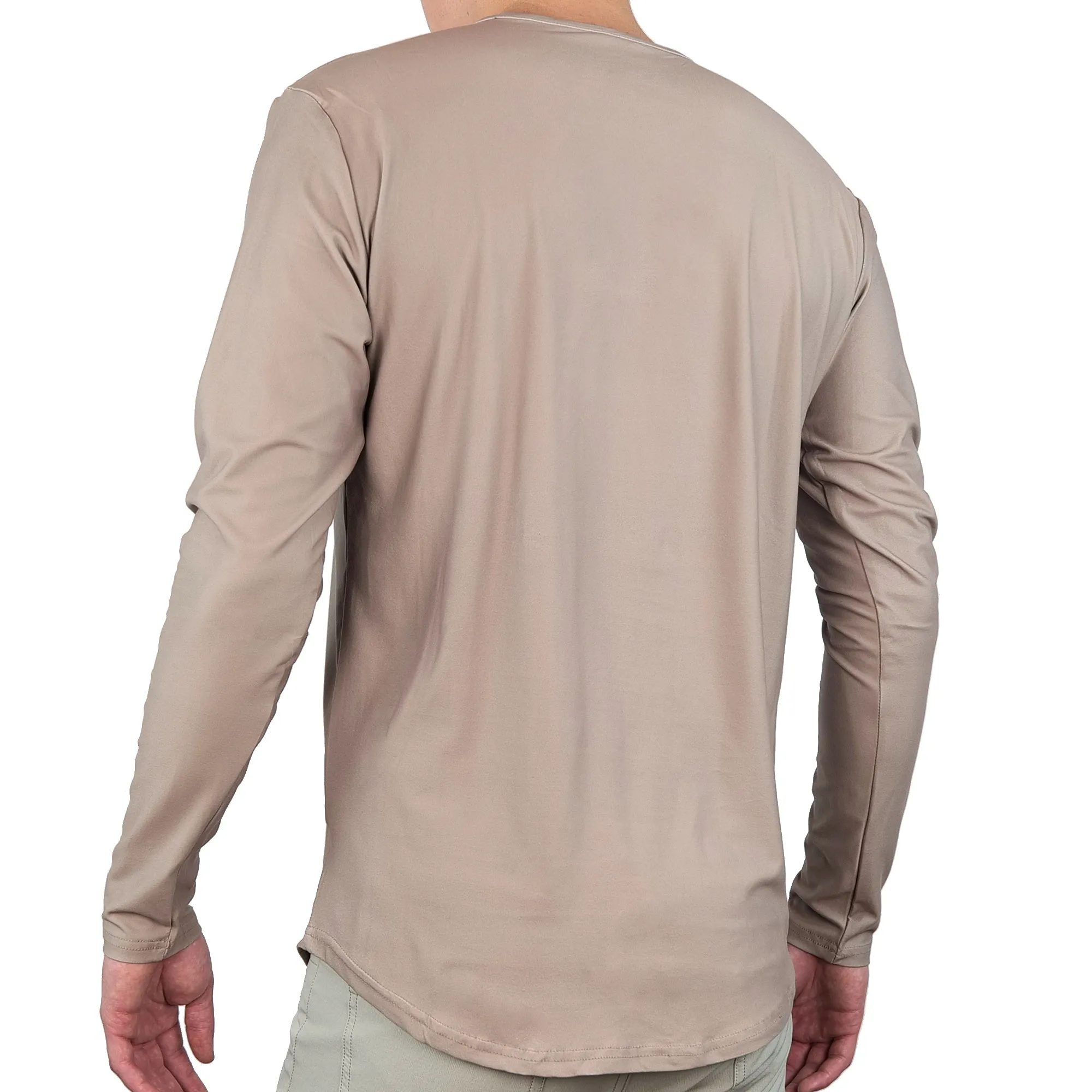 Premium Crew Curve Hem Long Sleeve - Final Sale