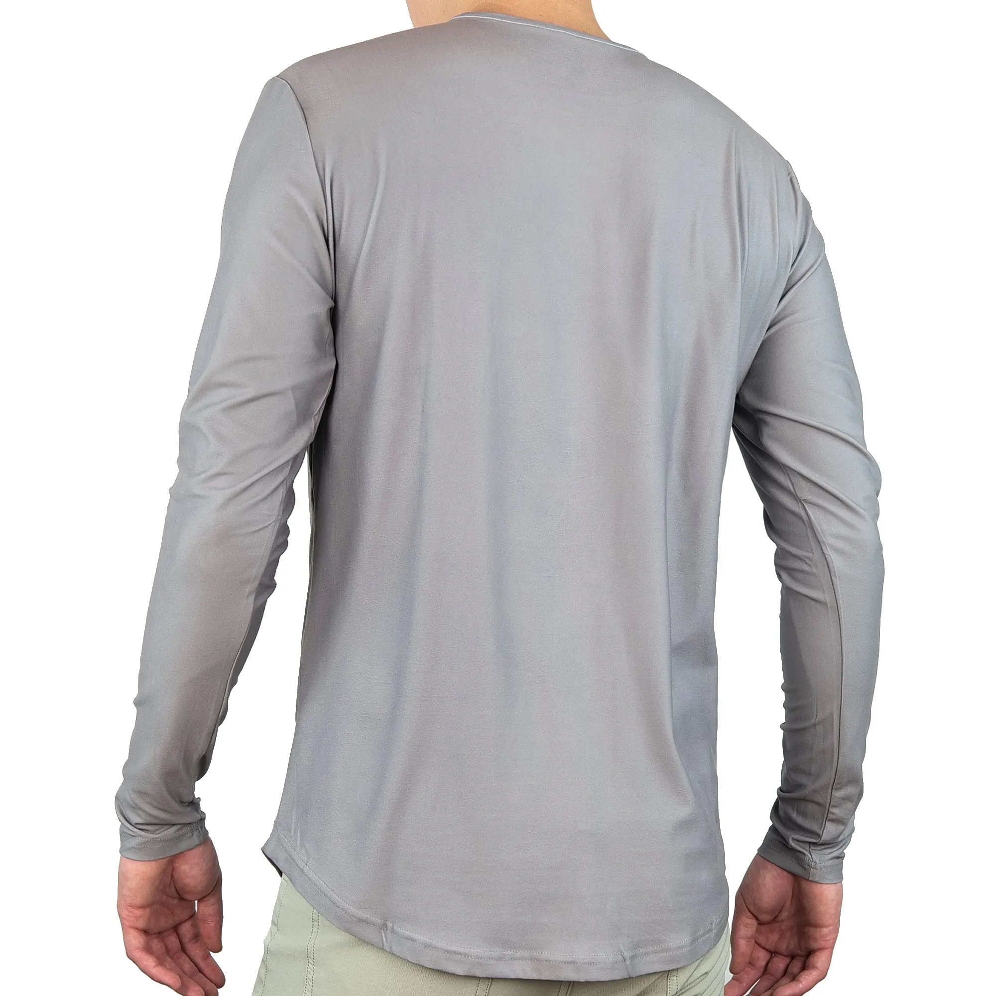 Premium Crew Curve Hem Long Sleeve - Final Sale