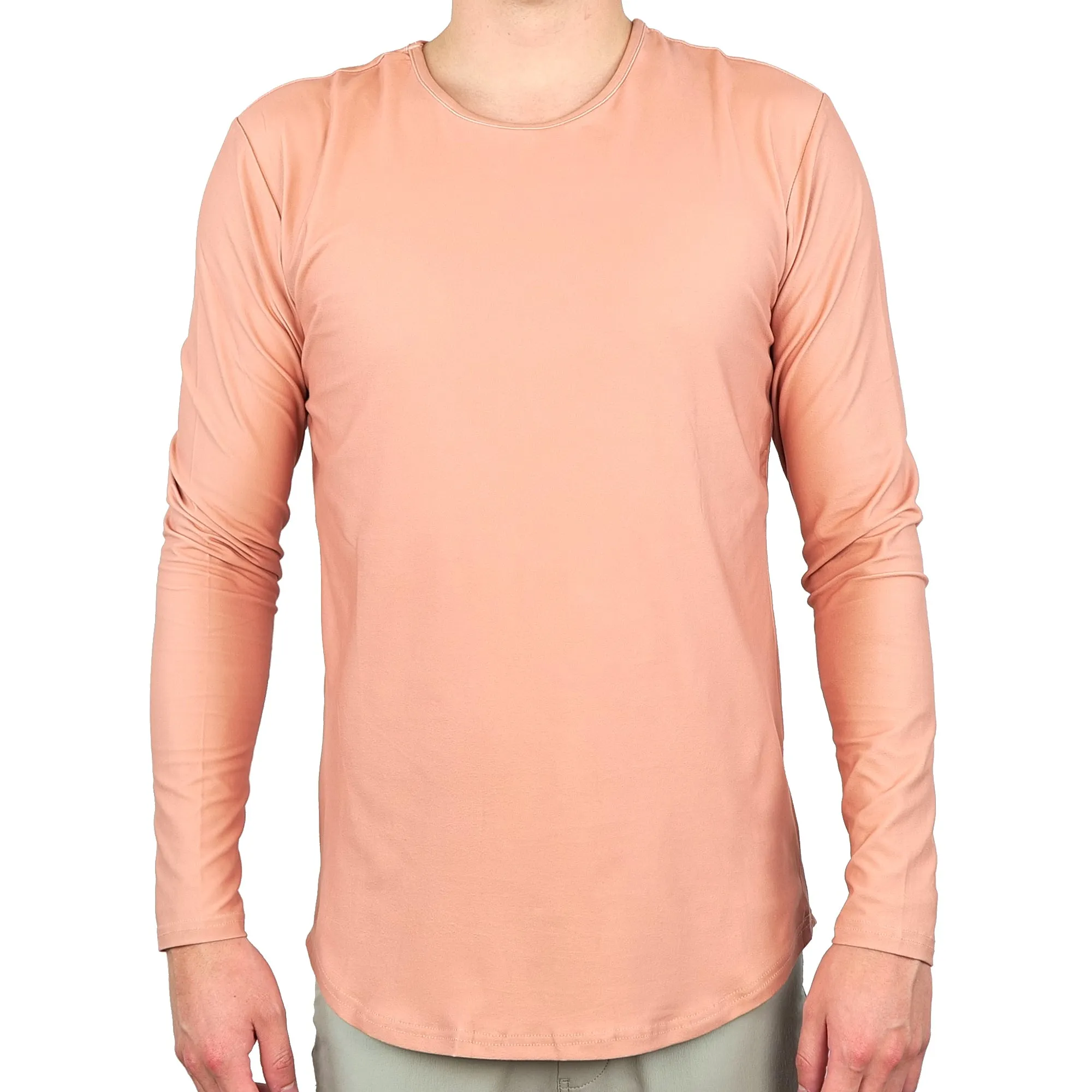 Premium Crew Curve Hem Long Sleeve - Final Sale