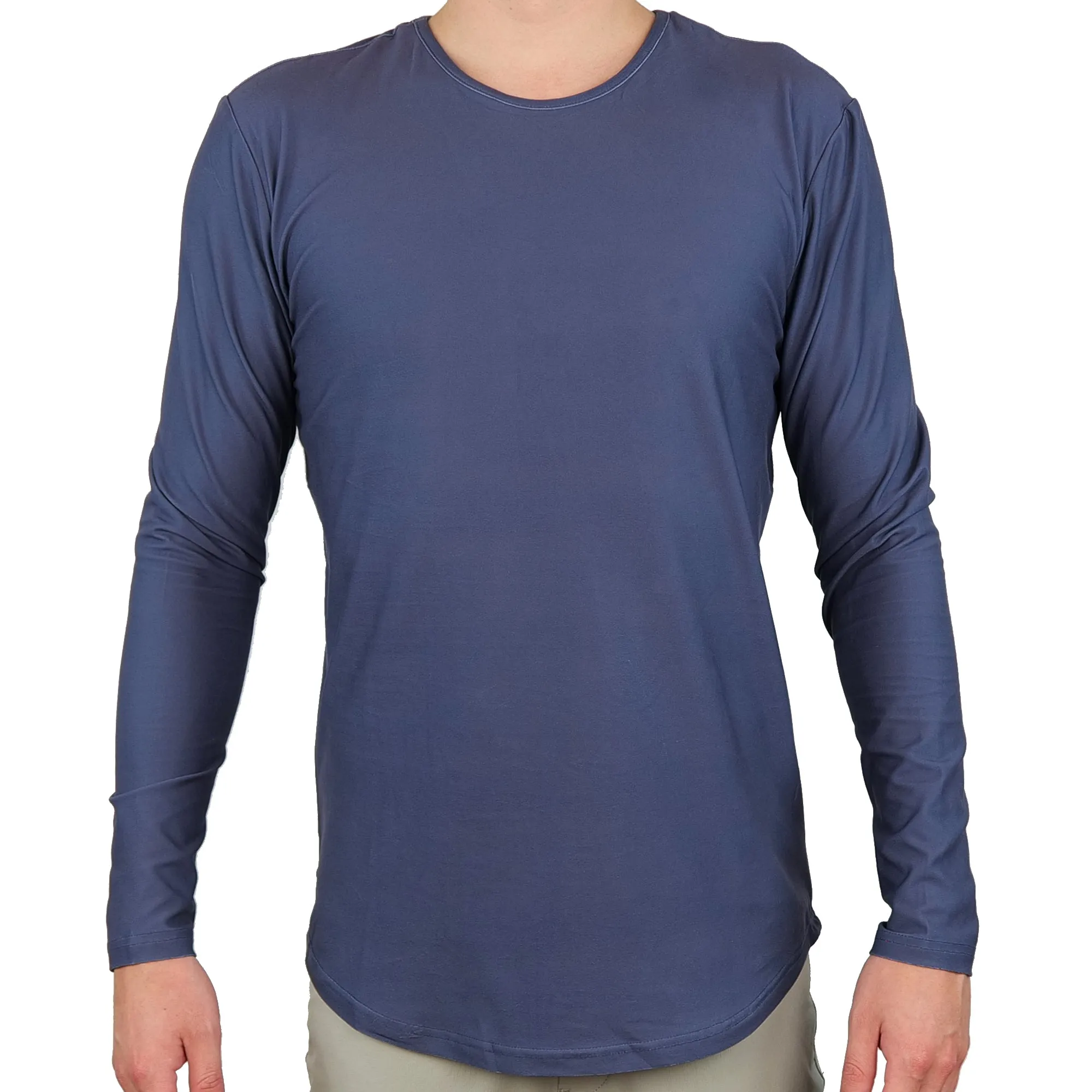 Premium Crew Curve Hem Long Sleeve - Final Sale