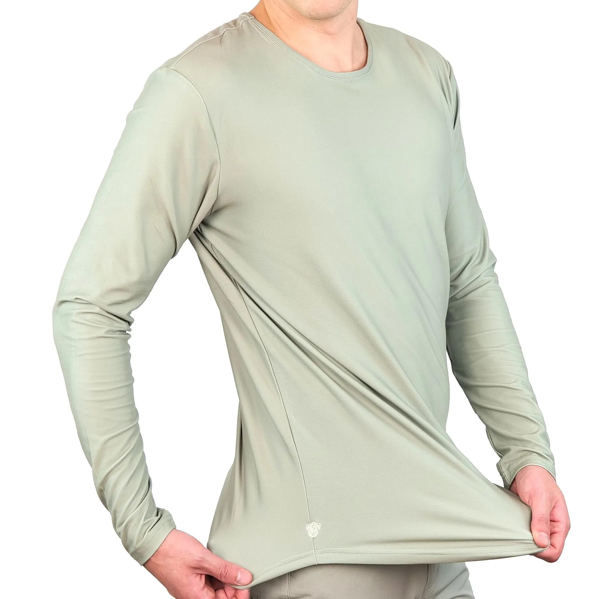 Premium Crew Curve Hem Long Sleeve - Final Sale