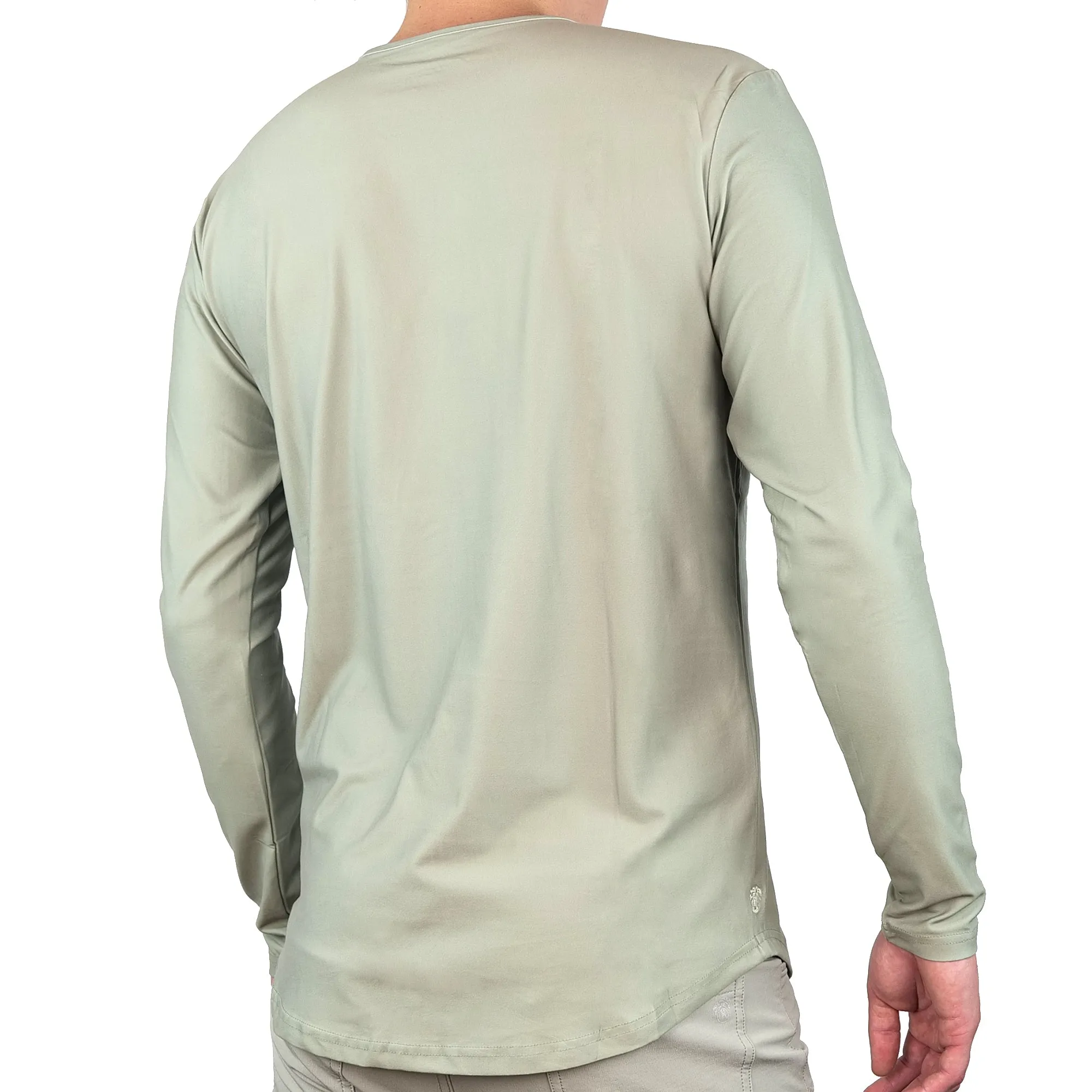 Premium Crew Curve Hem Long Sleeve - Final Sale