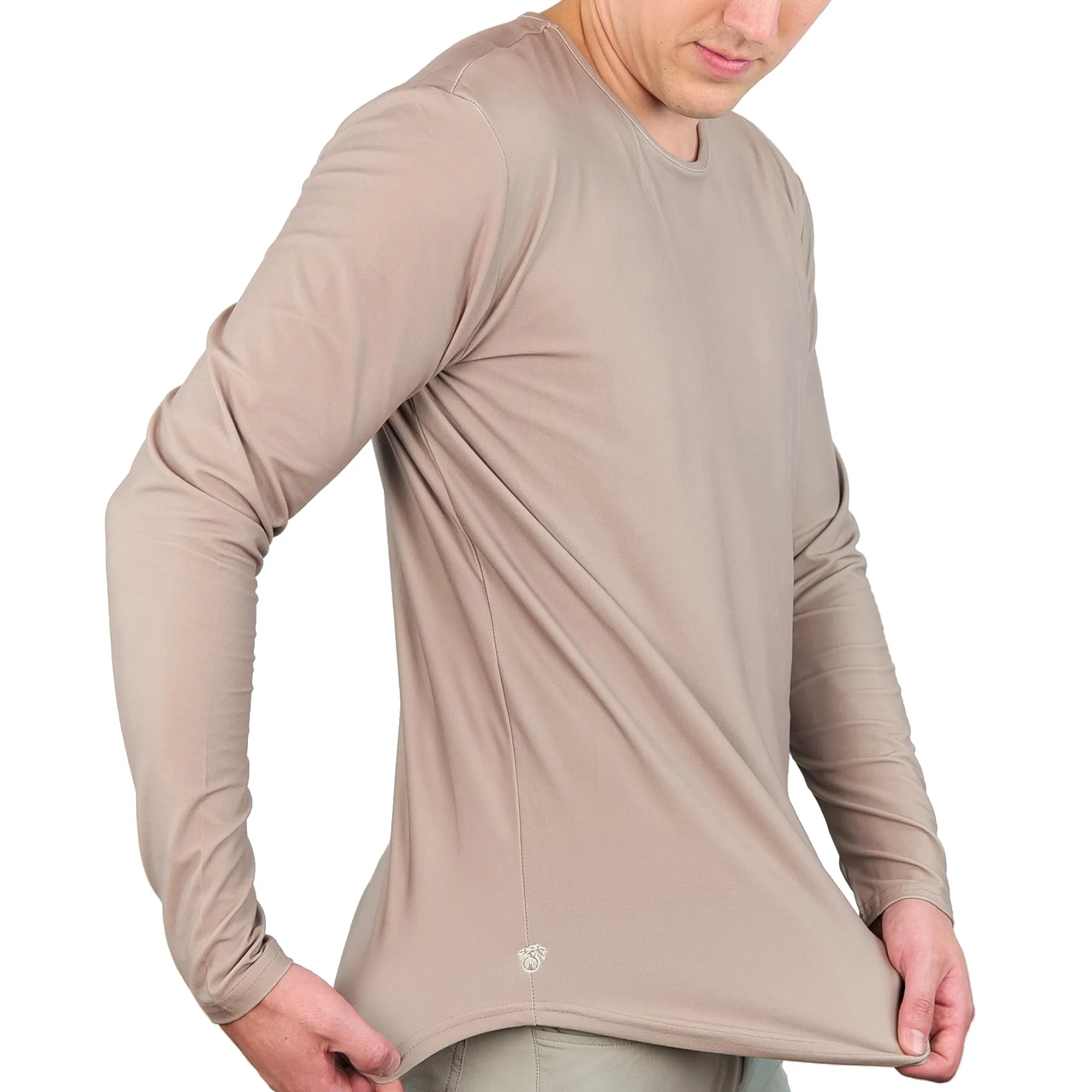 Premium Crew Curve Hem Long Sleeve - Final Sale