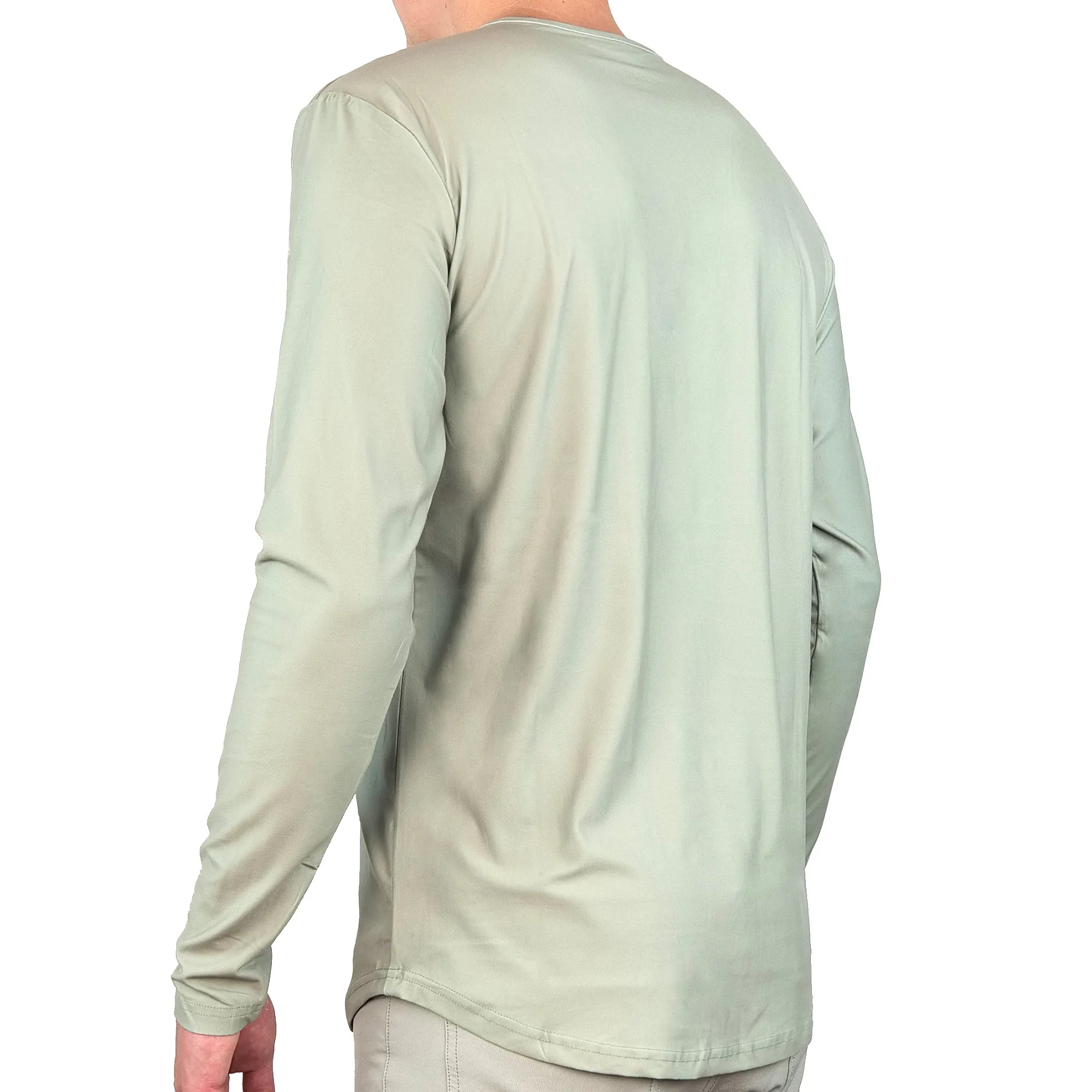 Premium Crew Curve Hem Long Sleeve - Final Sale