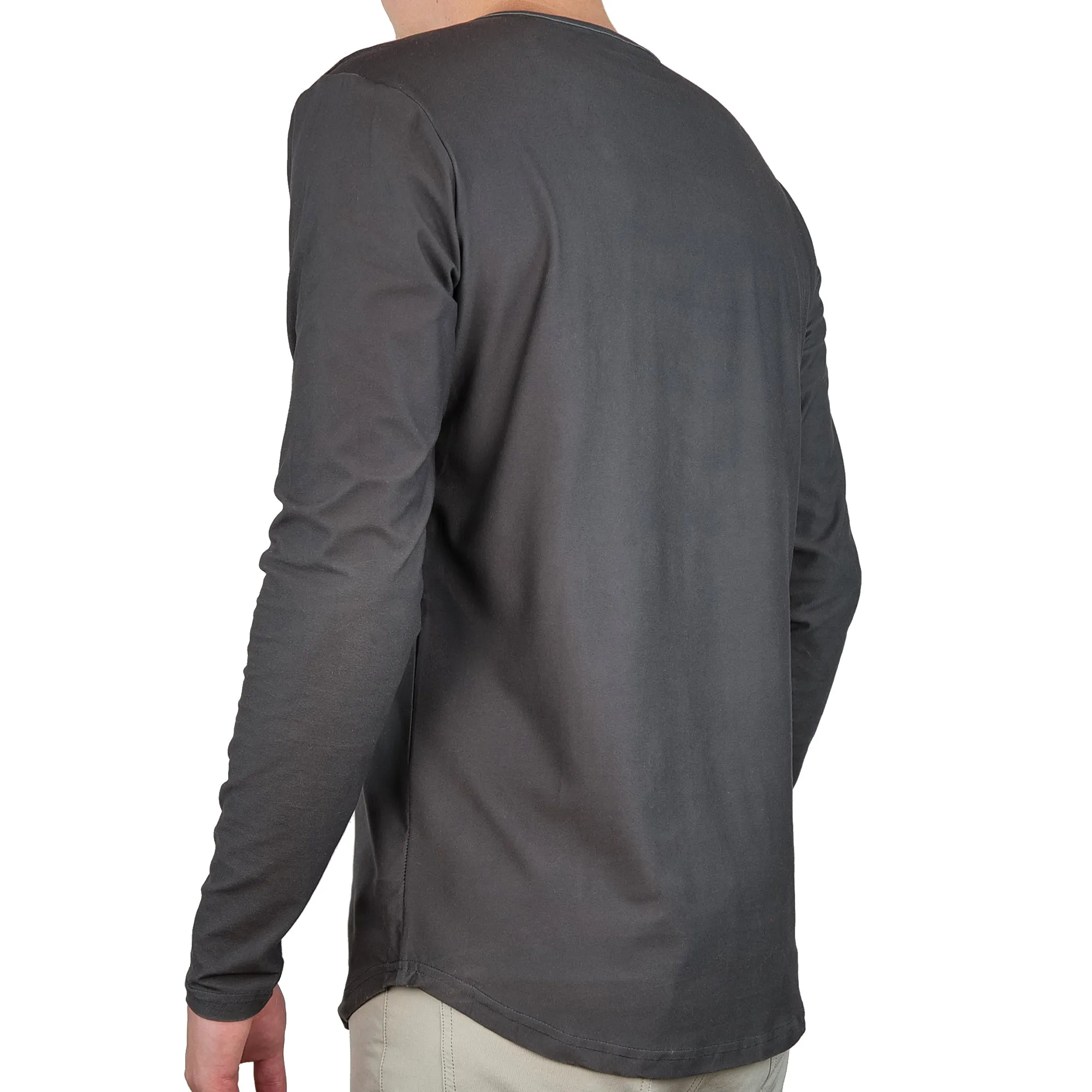 Premium Crew Curve Hem Long Sleeve - Final Sale