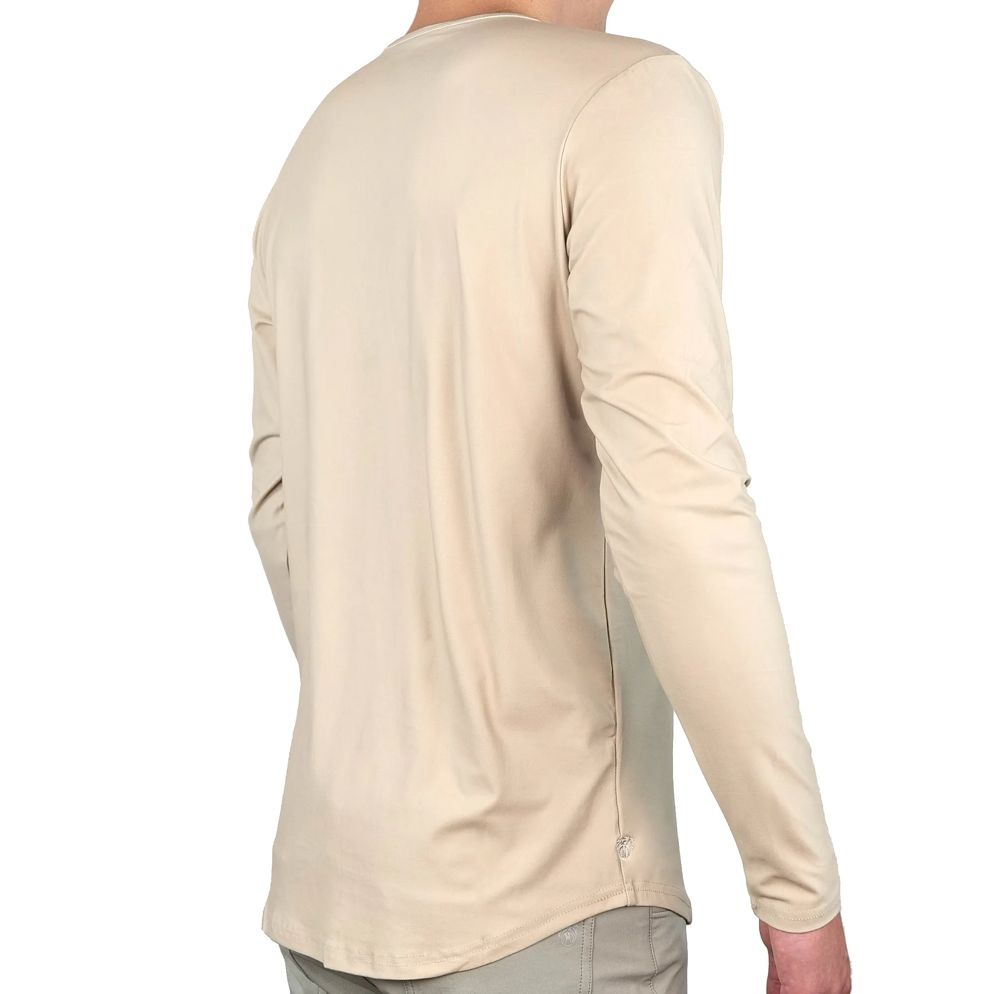 Premium Crew Curve Hem Long Sleeve - Final Sale