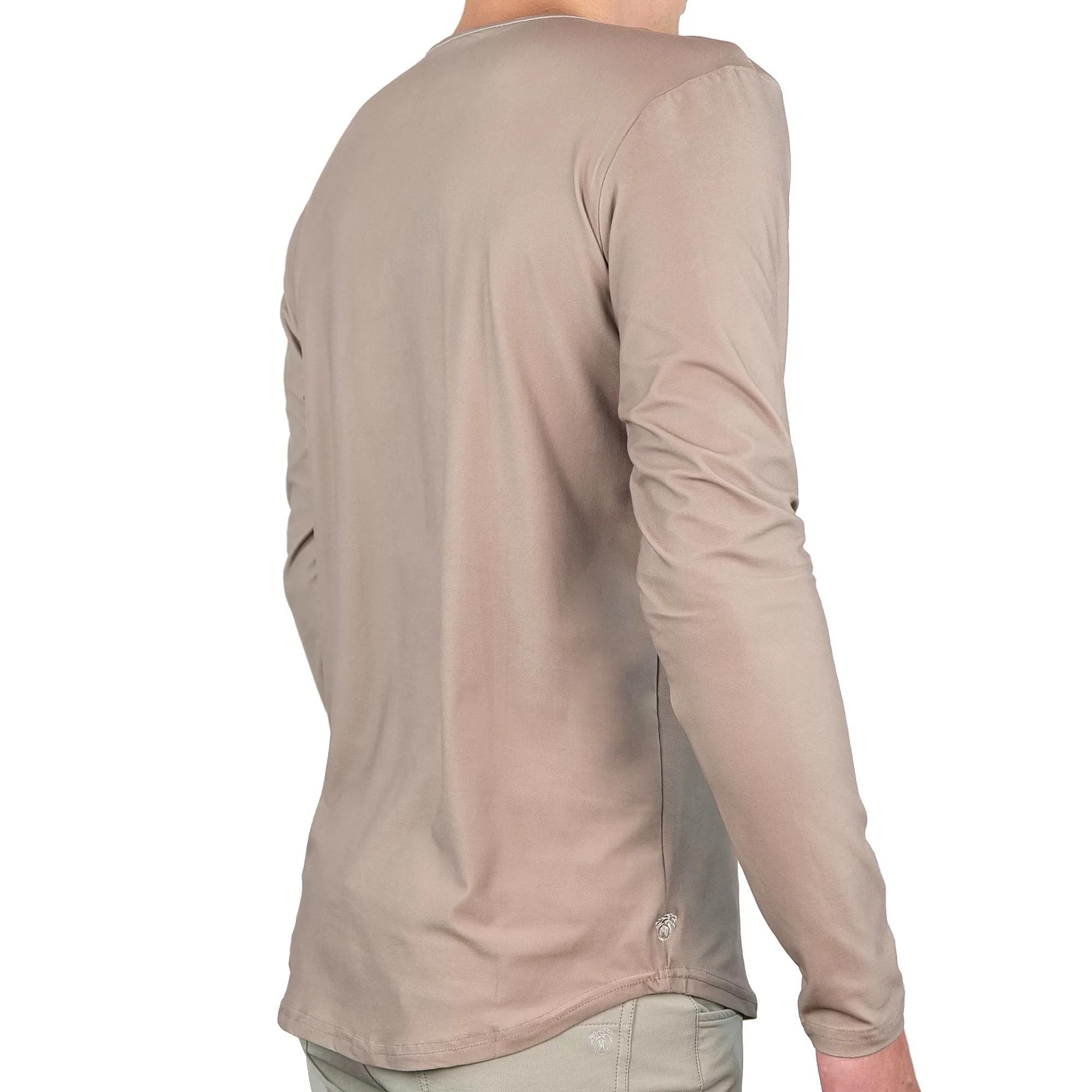 Premium Crew Curve Hem Long Sleeve - Final Sale