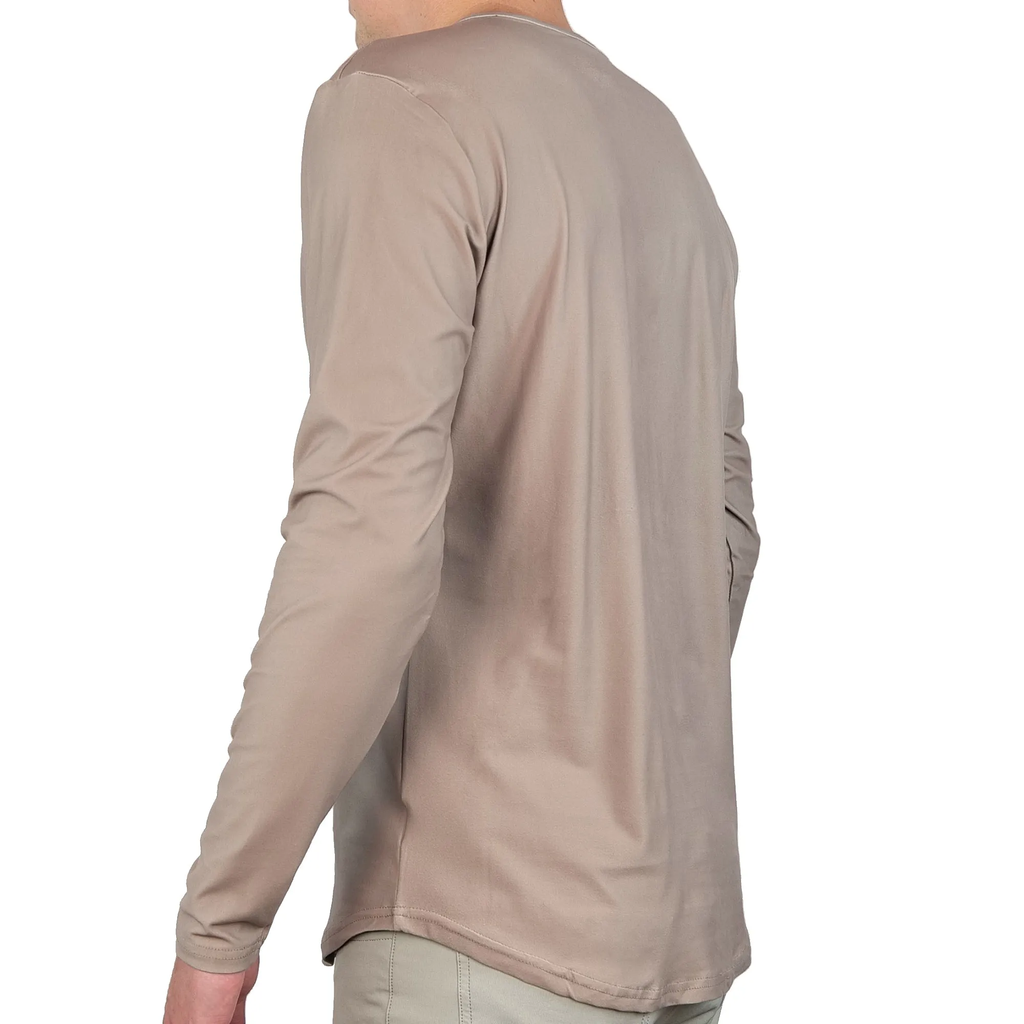 Premium Crew Curve Hem Long Sleeve - Final Sale