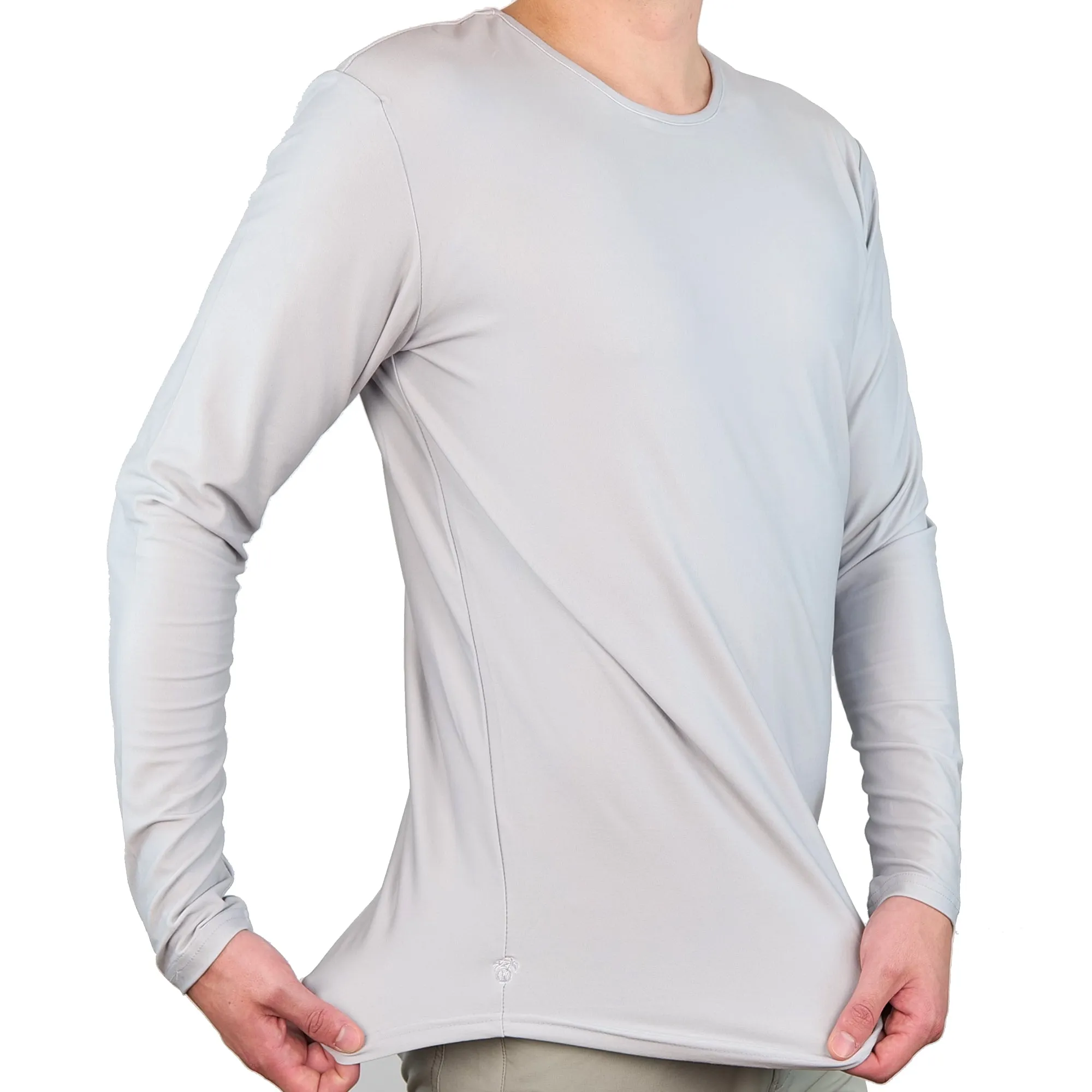 Premium Crew Curve Hem Long Sleeve - Final Sale