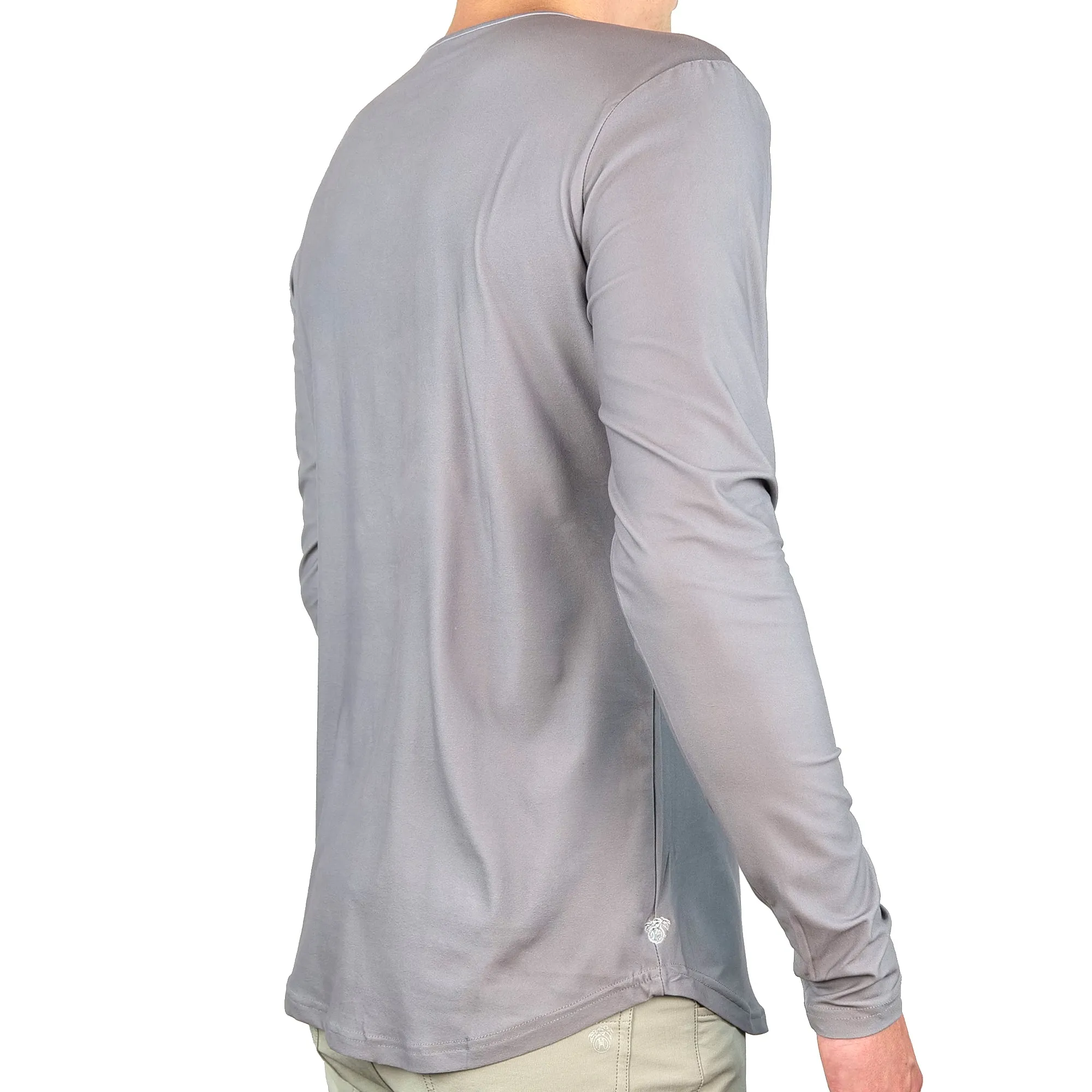 Premium Crew Curve Hem Long Sleeve - Final Sale