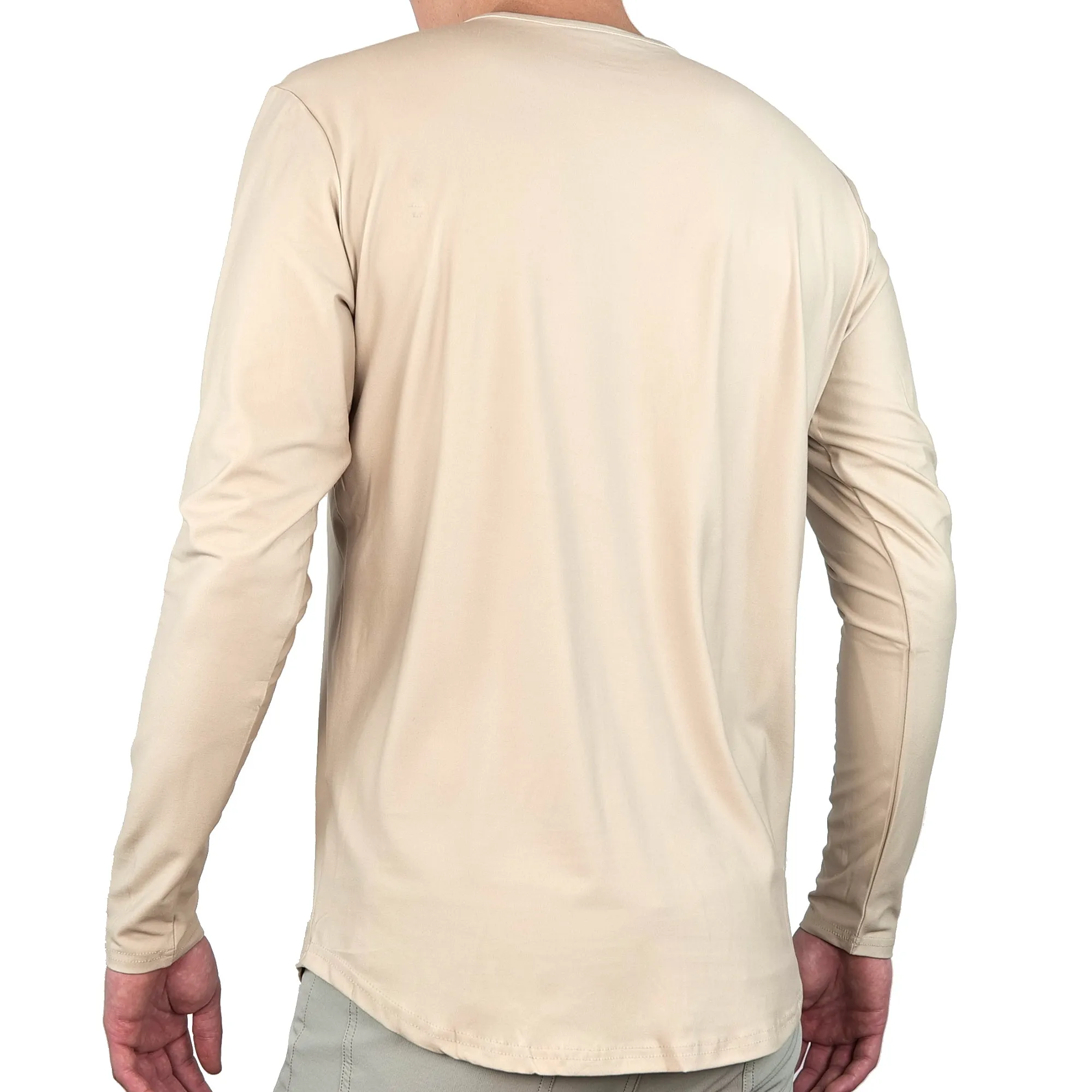 Premium Crew Curve Hem Long Sleeve - Final Sale