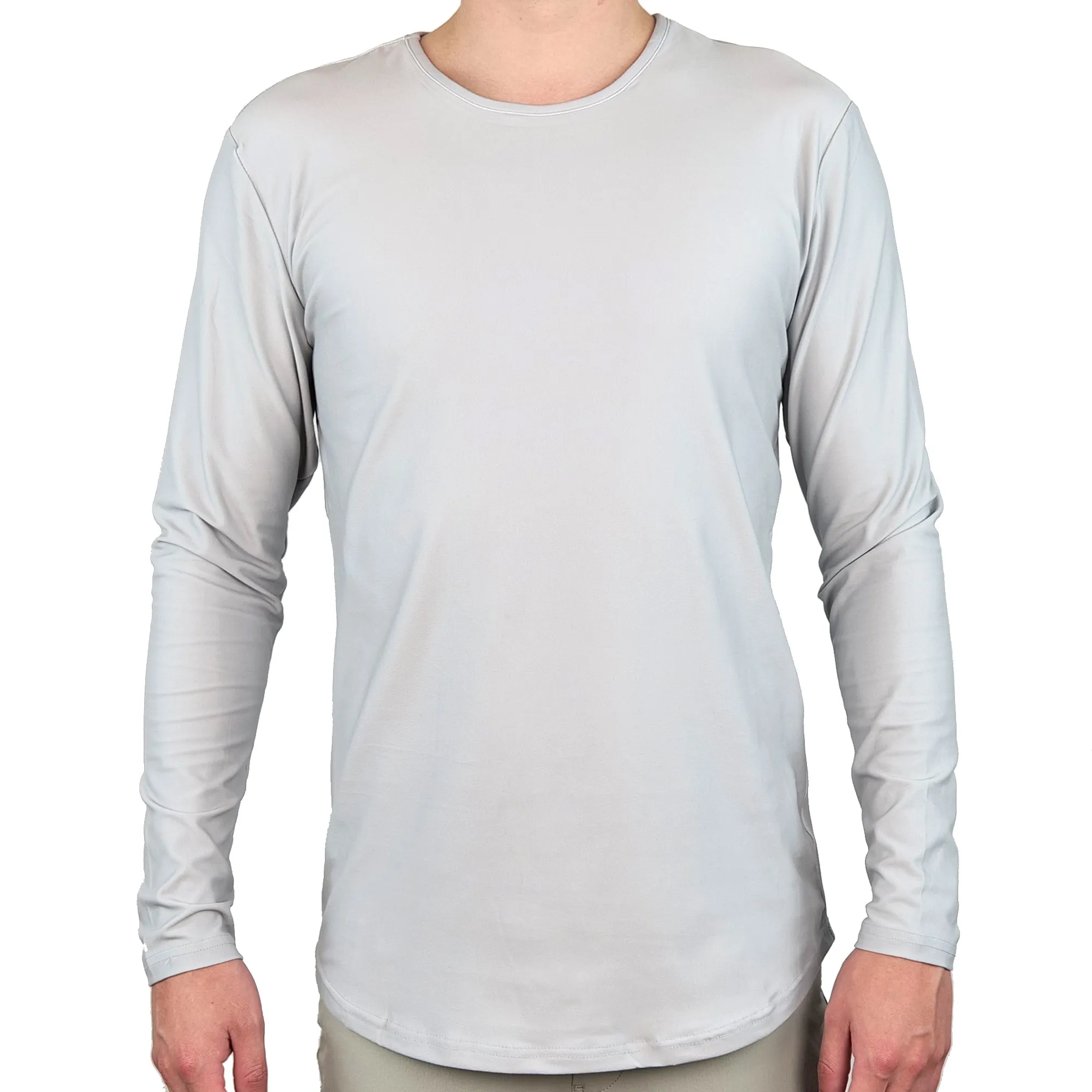 Premium Crew Curve Hem Long Sleeve - Final Sale