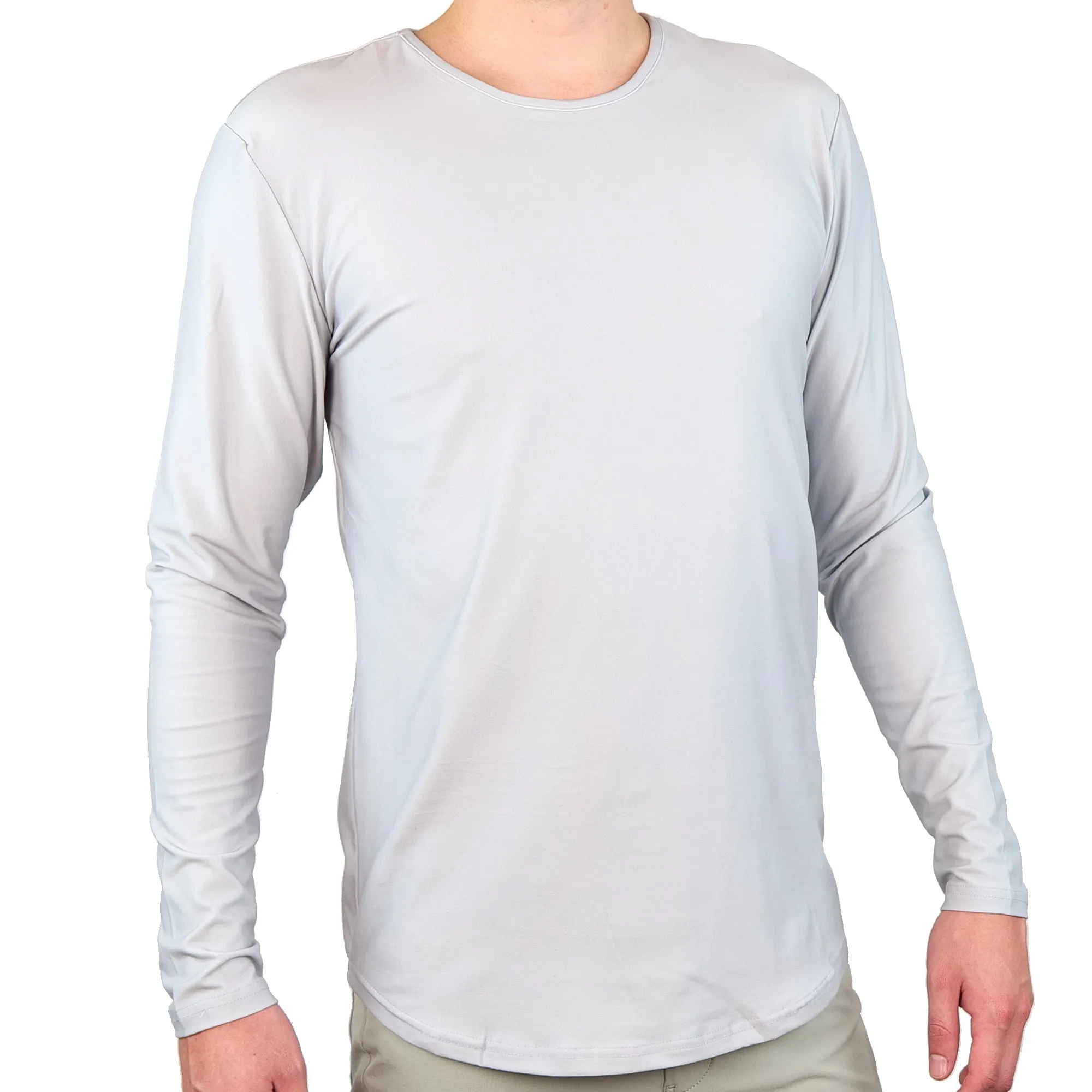 Premium Crew Curve Hem Long Sleeve - Final Sale