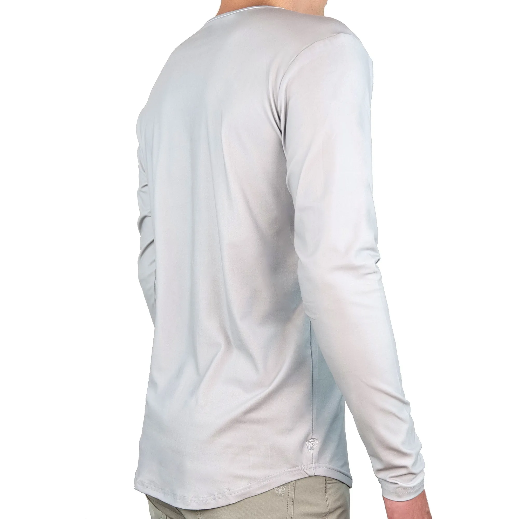 Premium Crew Curve Hem Long Sleeve - Final Sale