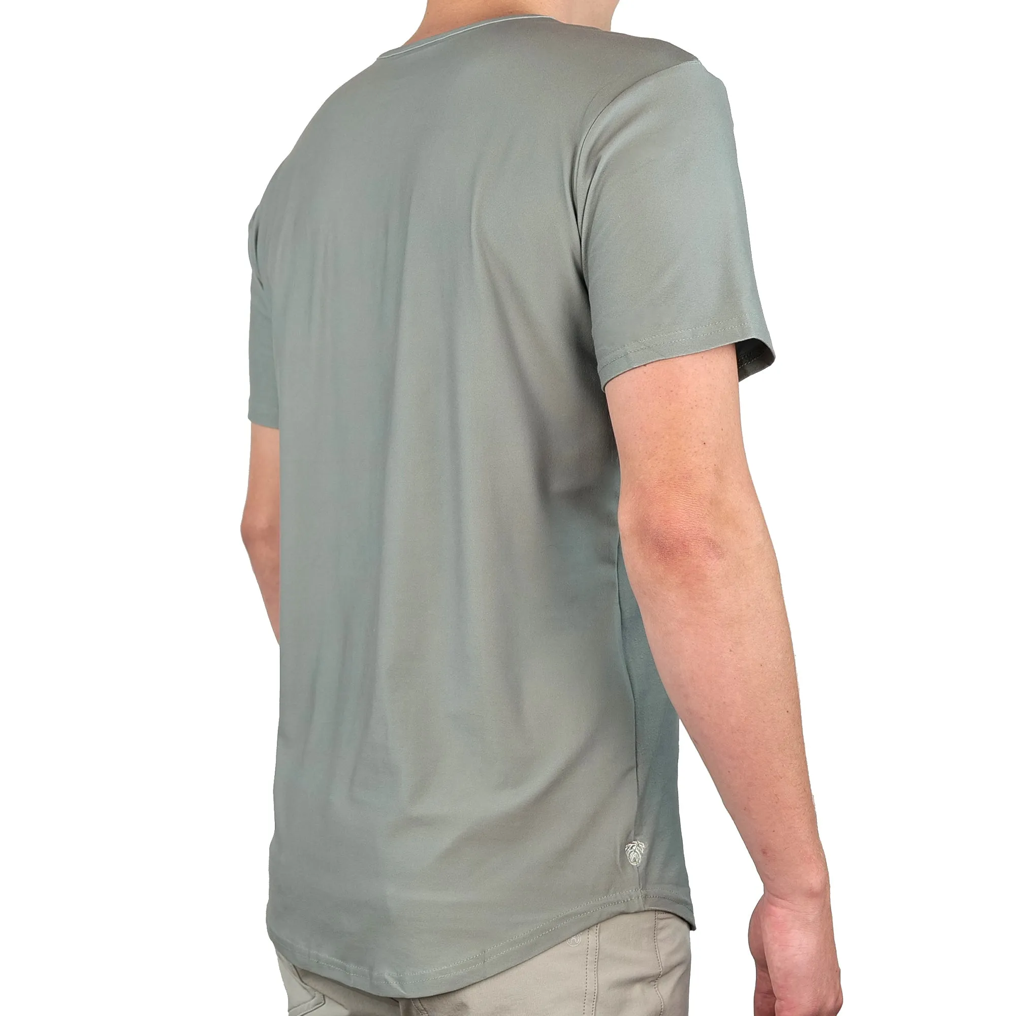 Premium Crew Curve Hem Short Sleeve - Final Sale