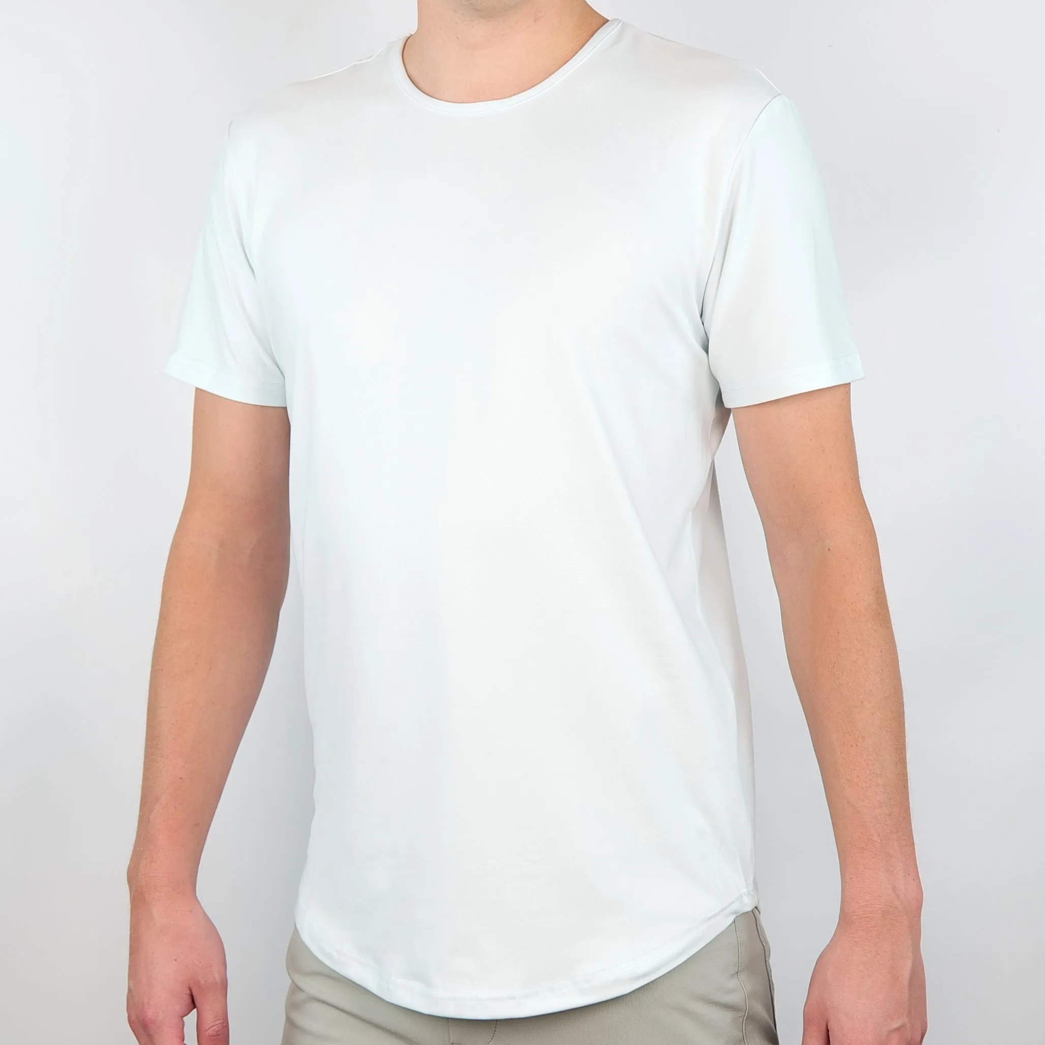 Premium Crew Curve Hem Short Sleeve - Final Sale