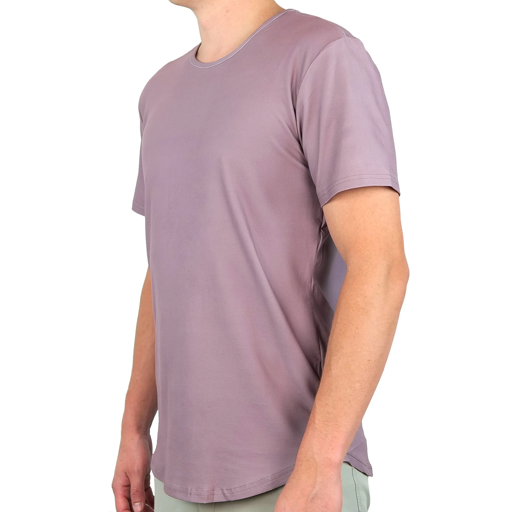 Premium Crew Curve Hem Short Sleeve - Final Sale