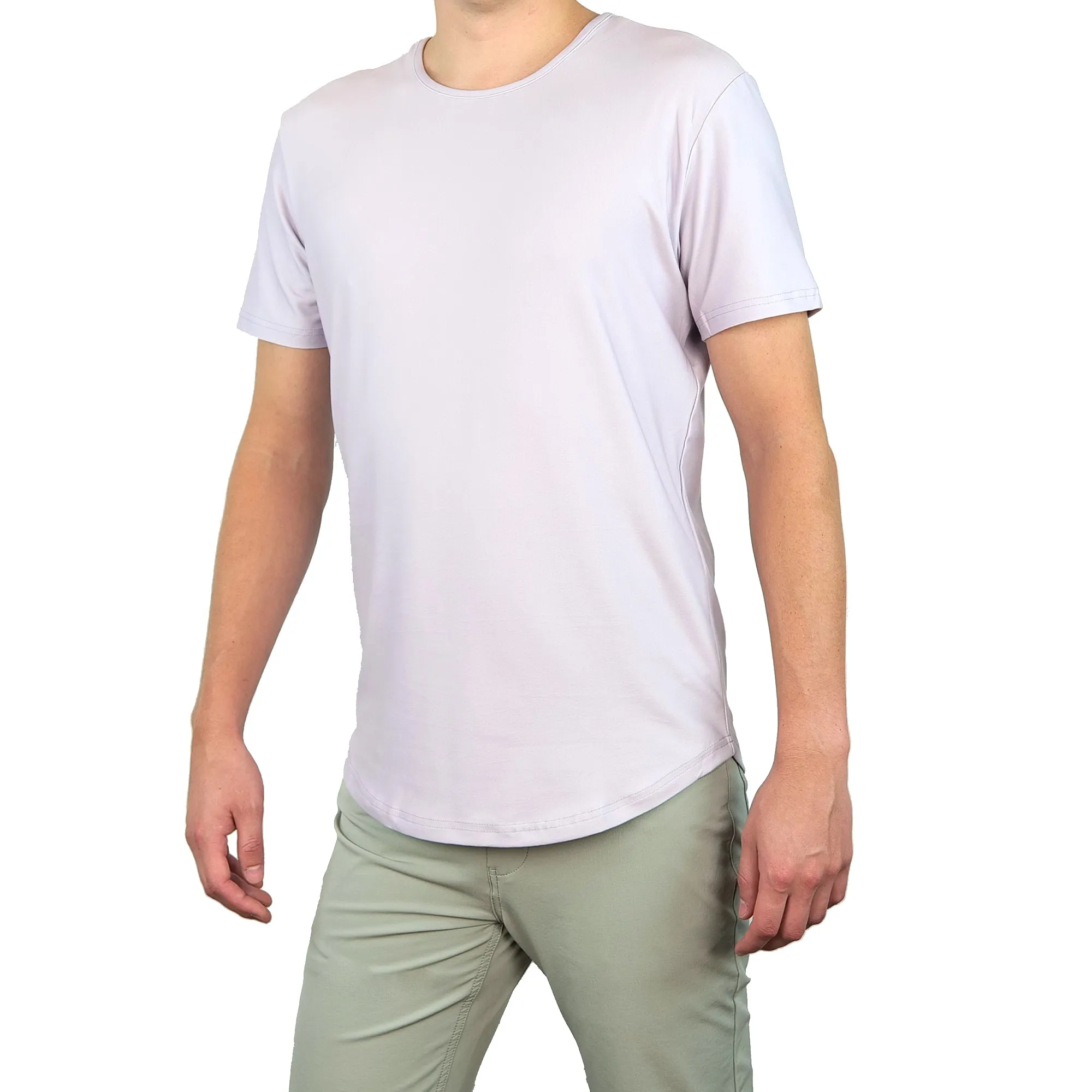 Premium Crew Curve Hem Short Sleeve - Final Sale