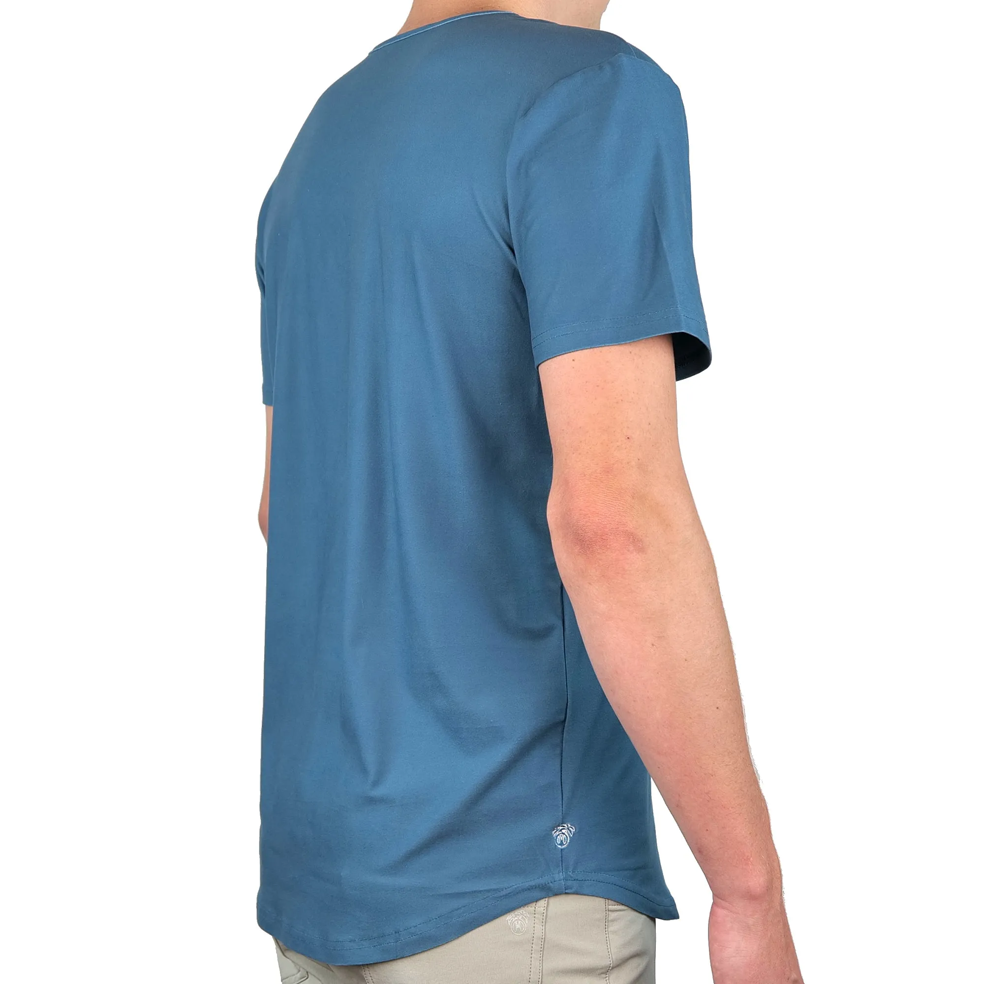 Premium Crew Curve Hem Short Sleeve - Final Sale