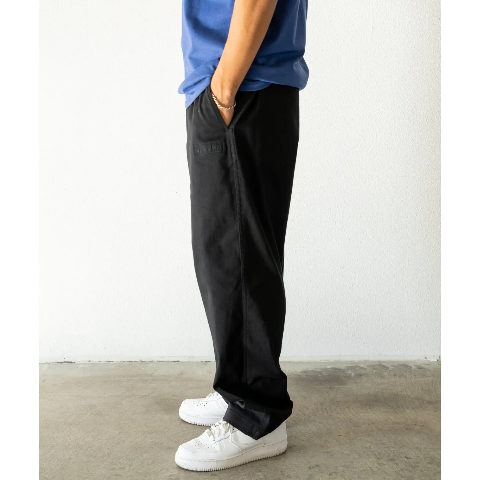 Principal Elastic Waist Twill Pant - Black