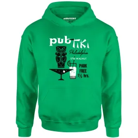 Pub Tiki - Philadelphia, PA - Vintage Tiki Bar - Unisex Hoodie