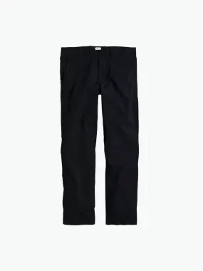 Regular Fit Cotton Blend Garment Washed Chino Pants Midnight Blue