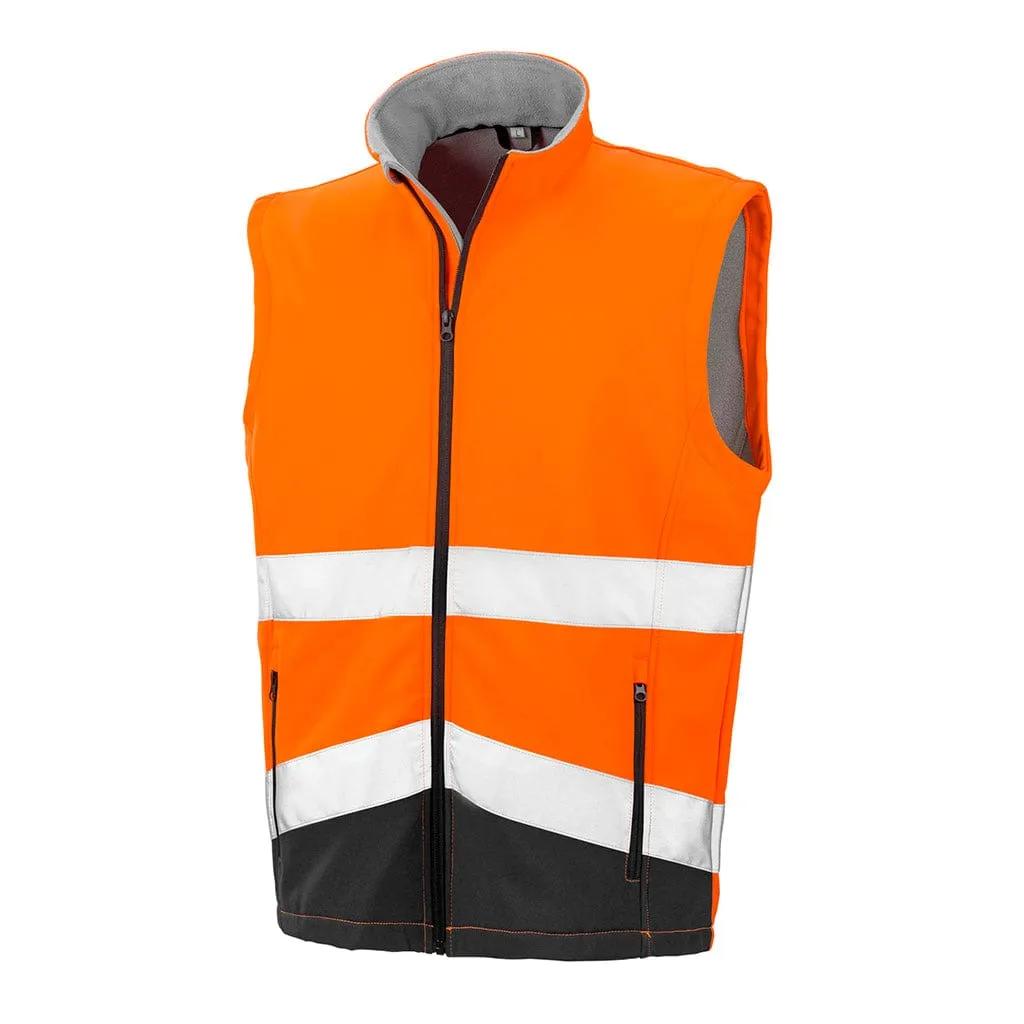 Result Safe-Guard Hi Vis Softshell Gilet