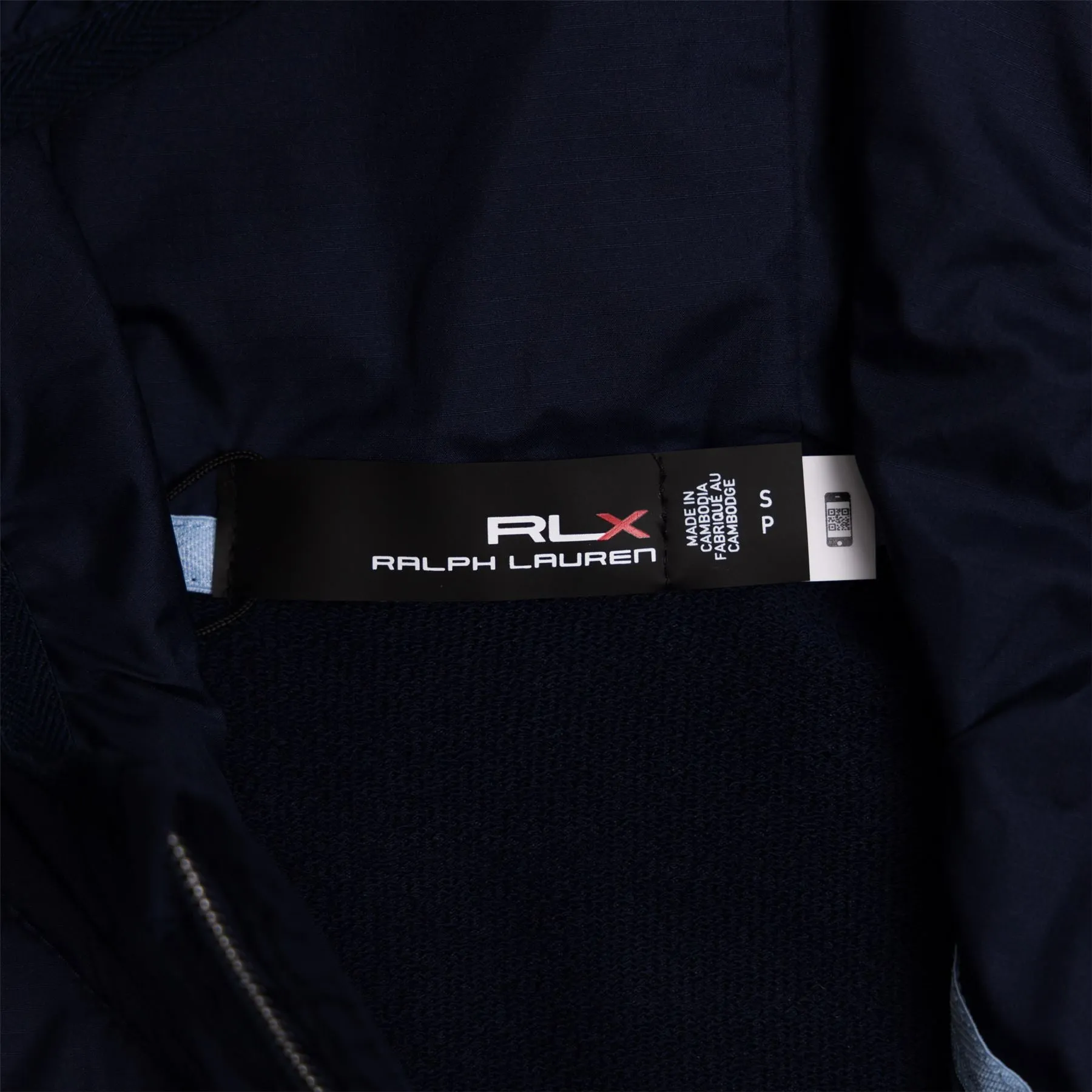 RLX Cool Wool Hoodie French Navy - SS24