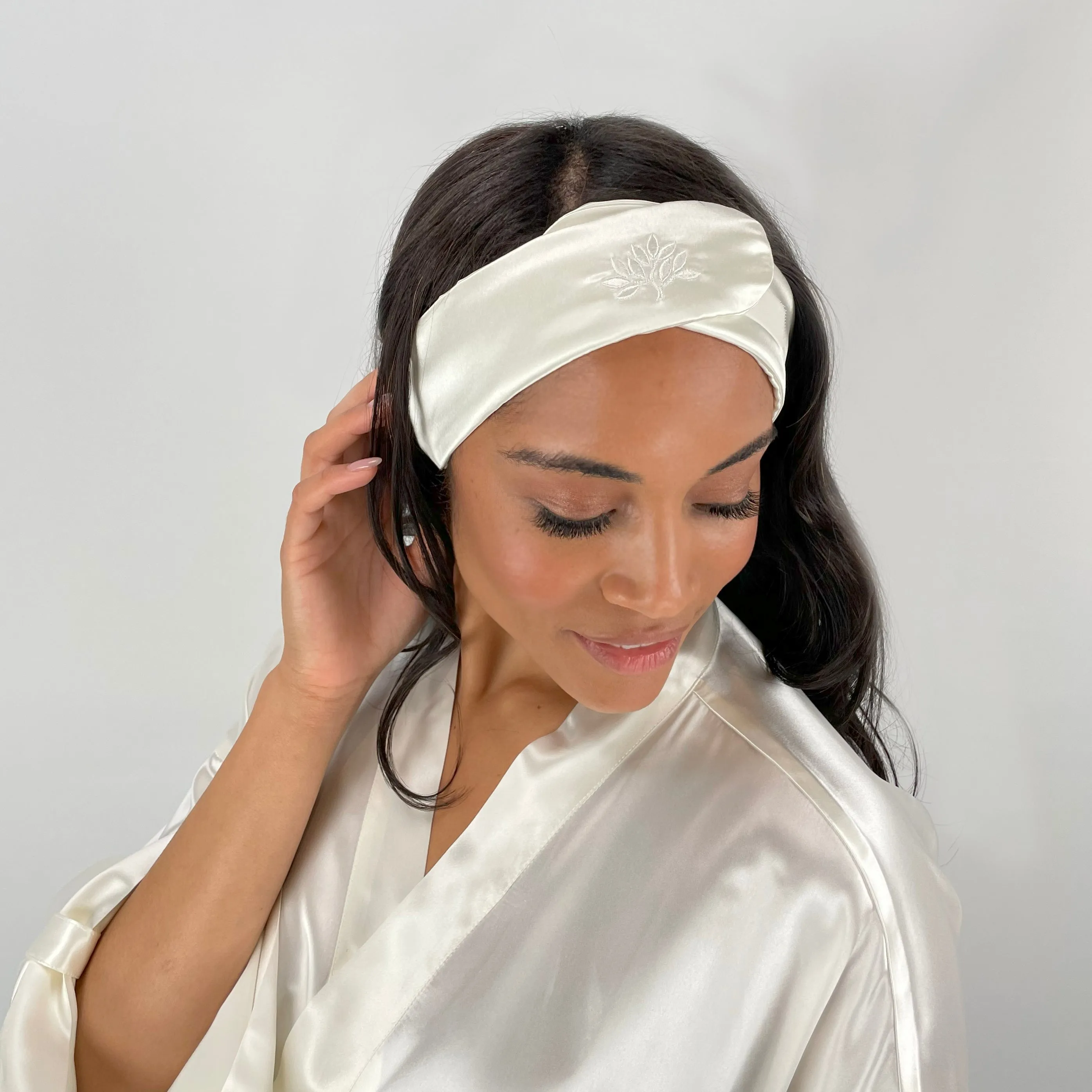 Silk Glam Band - Ivory