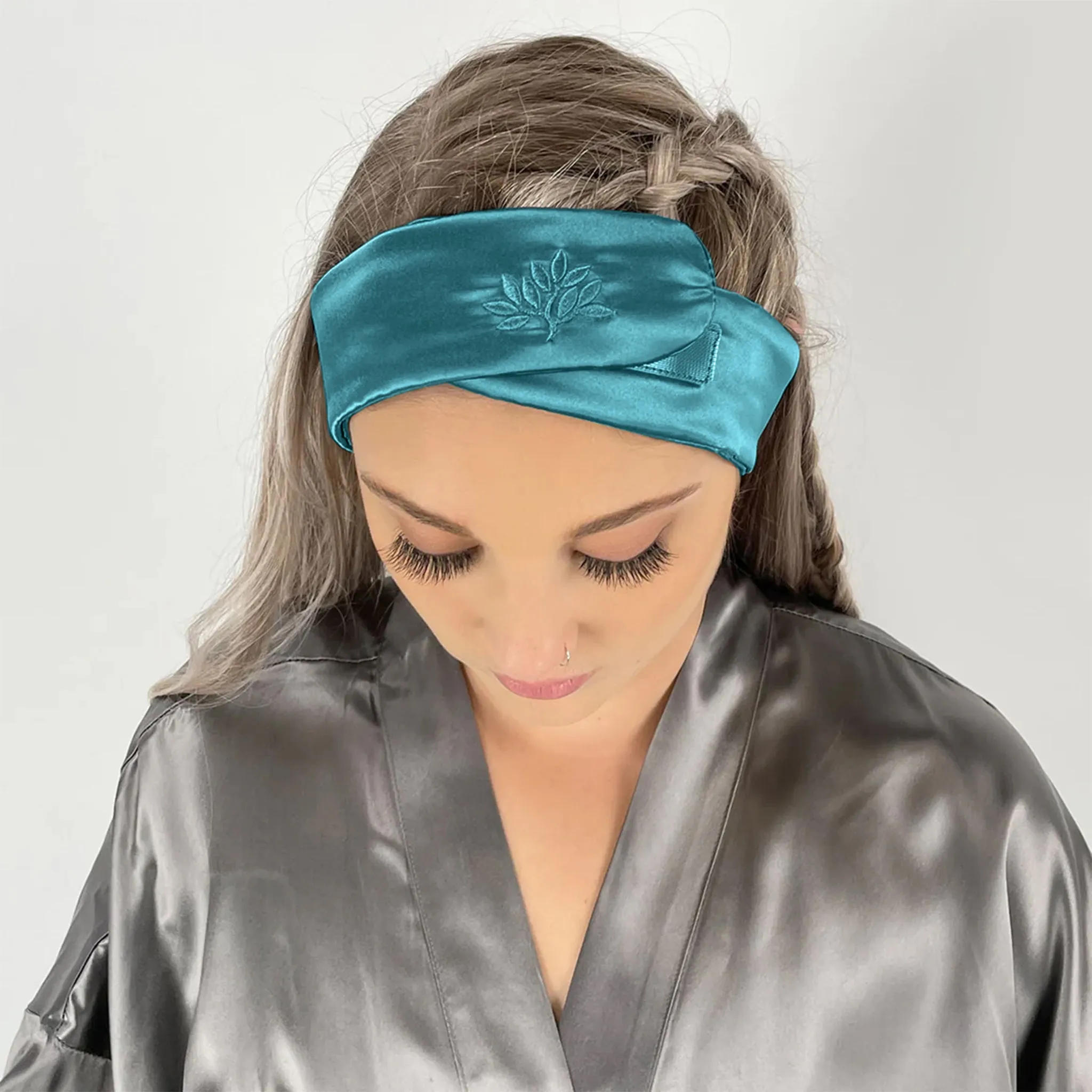 Silk Glam Band - Teal