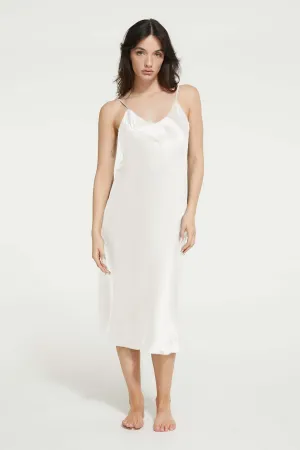 Silk V Neck Slip